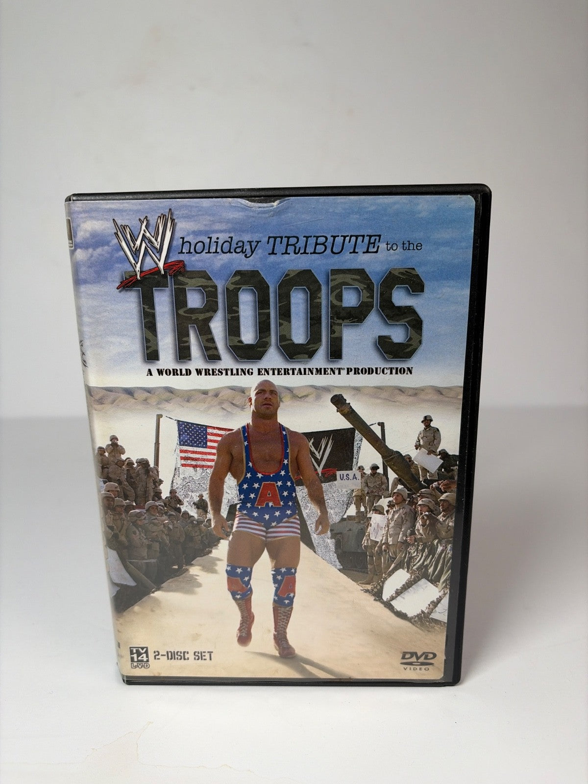 WWE Holiday Tribute to the Troops 2005 2-Disc Set Kurt Angle John Cena