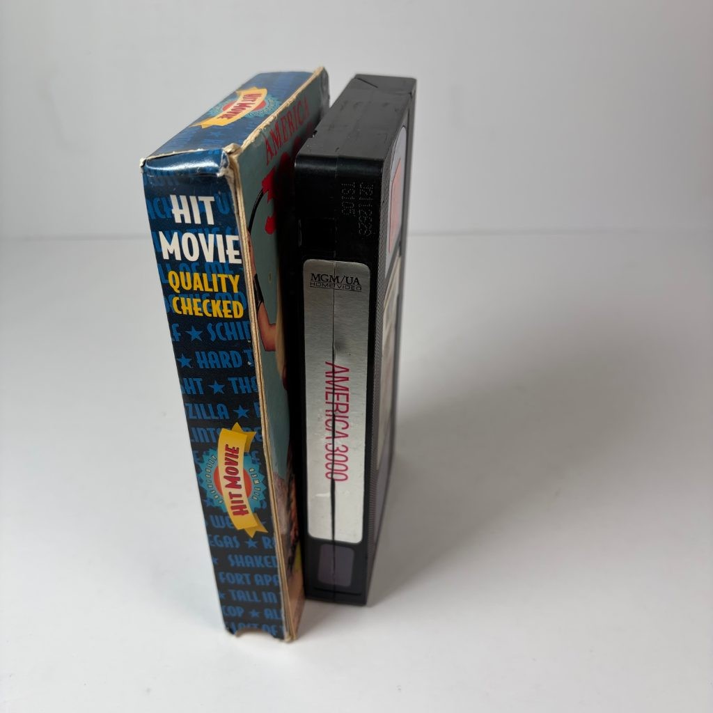 America 3000 VHS MGM/UA Cannon Films 1986 Post-Apocalyptic Sci-Fi Rental Cut Box