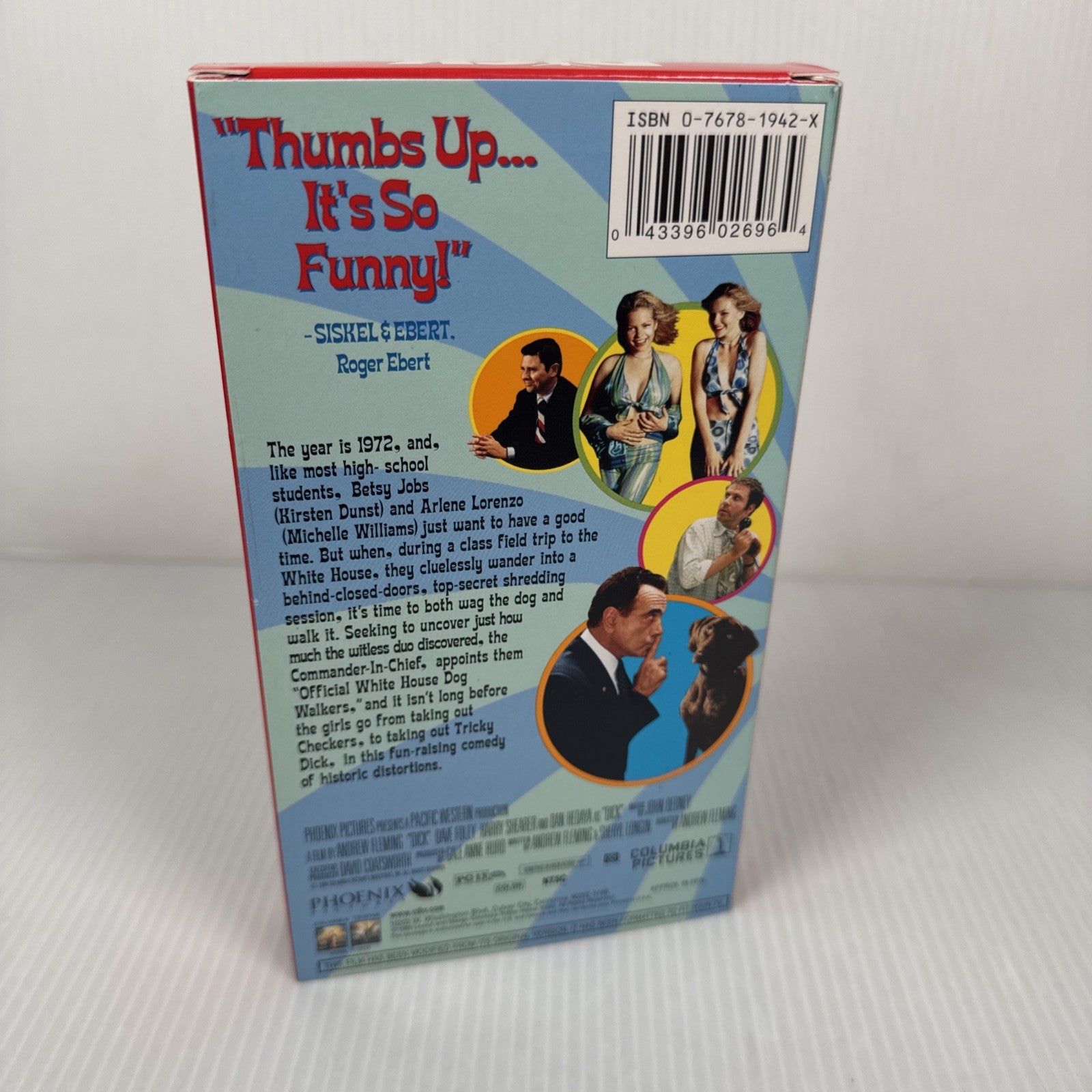 Dick VHS 1999 Kirsten Dunst Michelle Williams Political Comedy