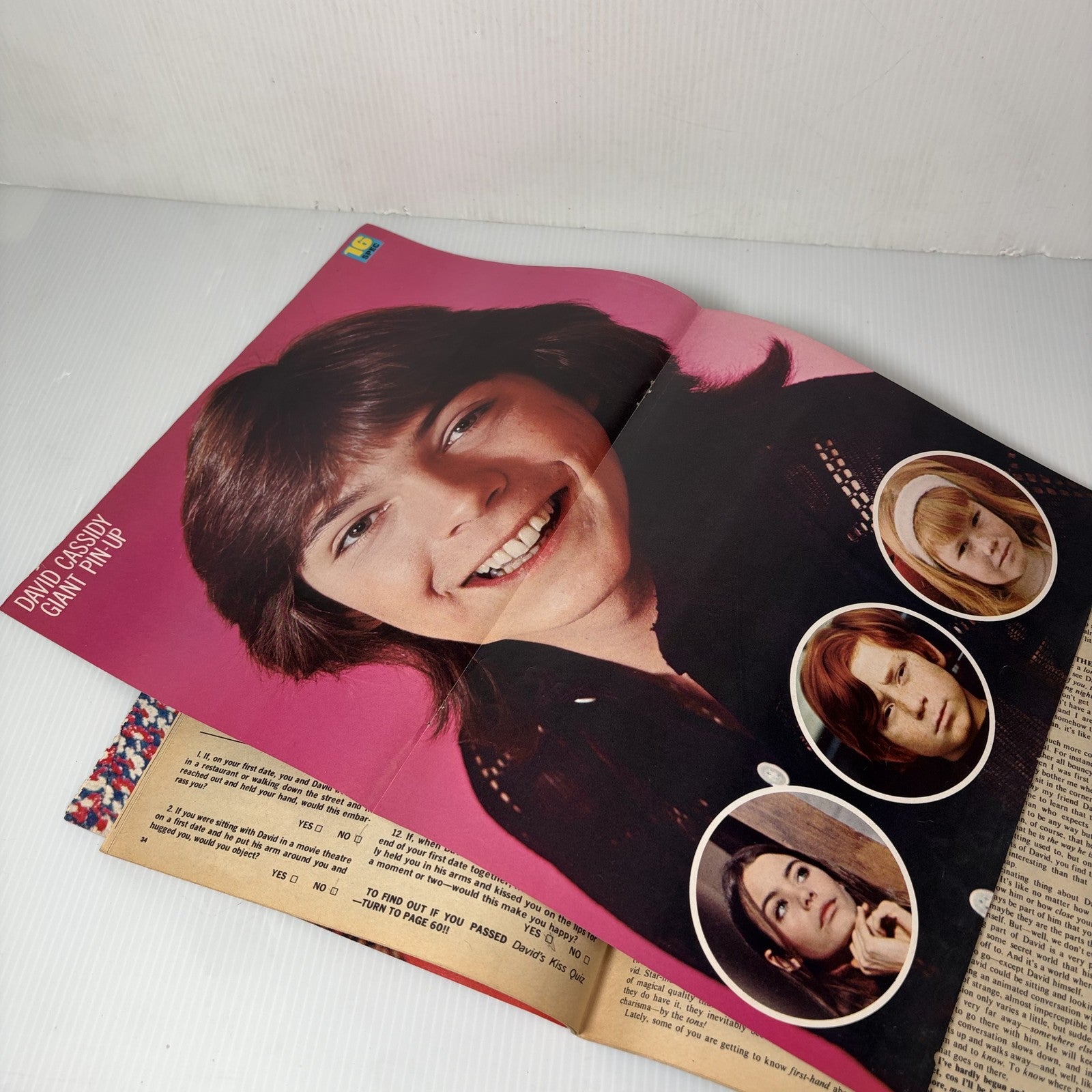 SPEC Magazine August 1971 David Cassidy Cover Osmonds Brady Bunch Pin-Ups