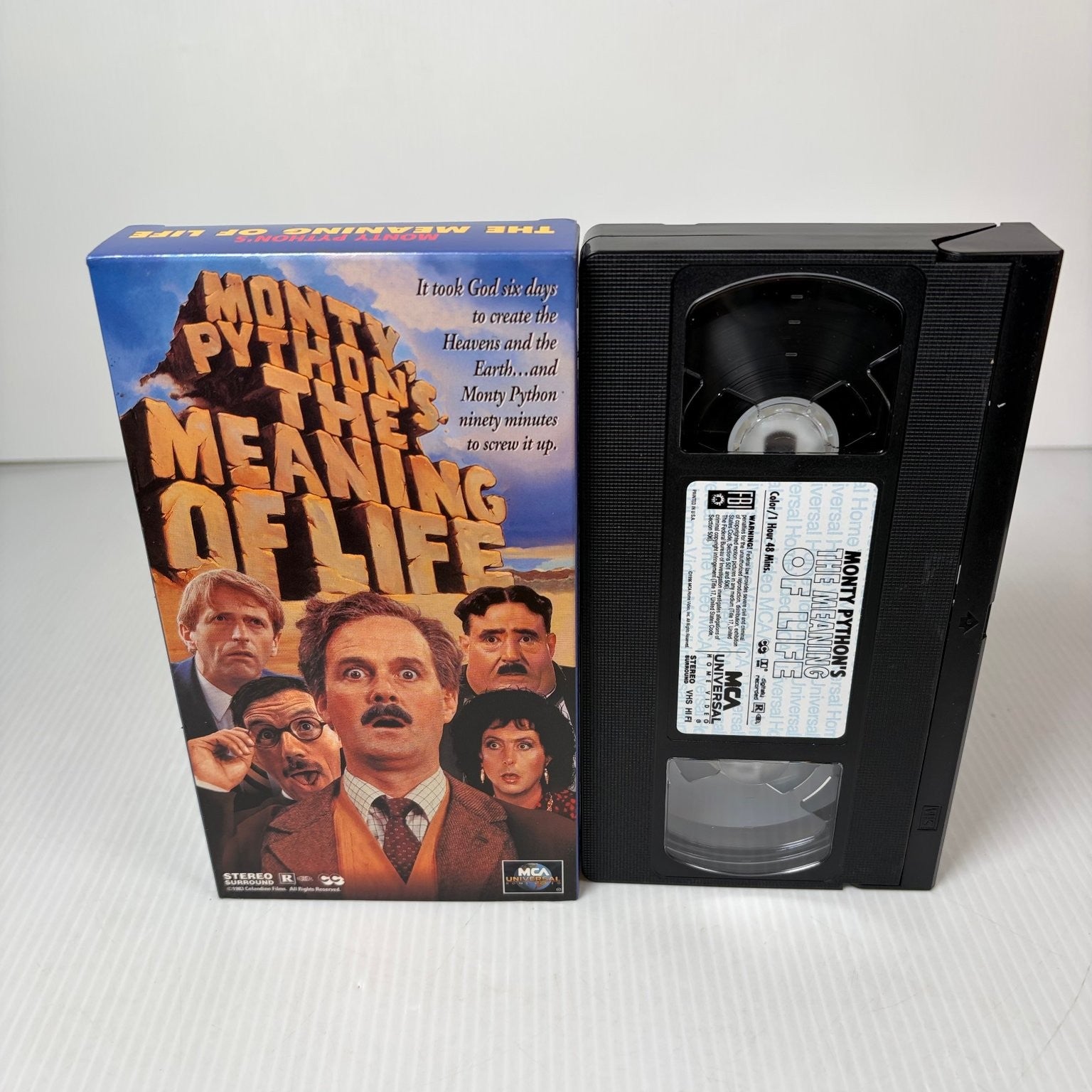 Monty Python's The Meaning of Life VHS 1983 Comedy Musical MCA Universal