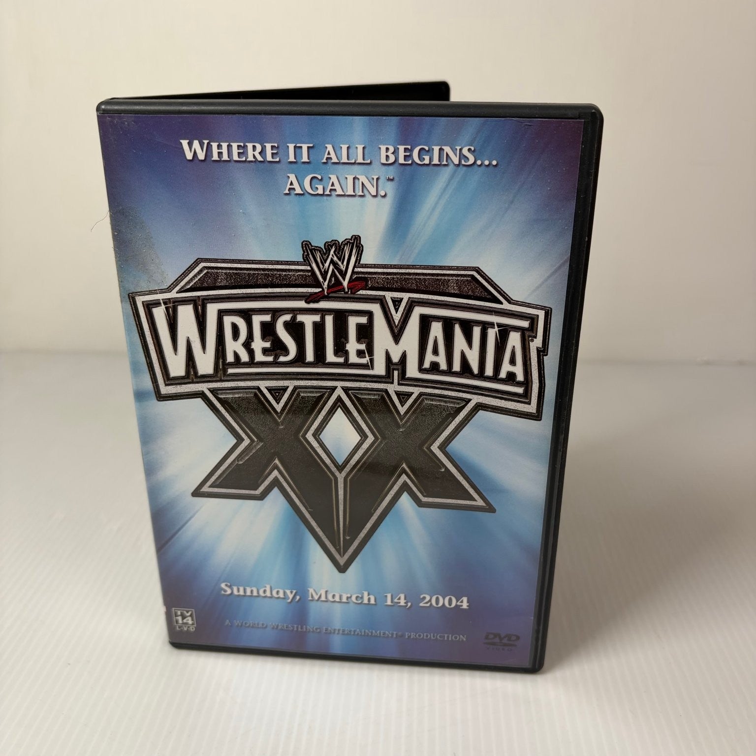 WrestleMania XX DVD 2004 Eddie Guerrero Triple H Shawn Michaels 3-Disc Set NTSC