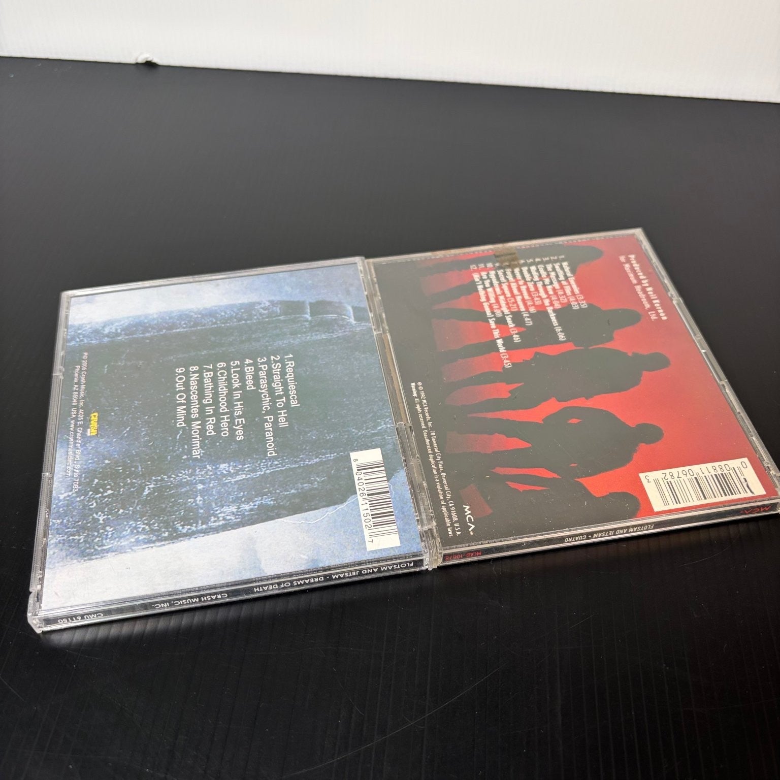 Flotsam and Jetsam Lot of 2 CDs Cuatro / Dreams of Death Thrash Metal MCA