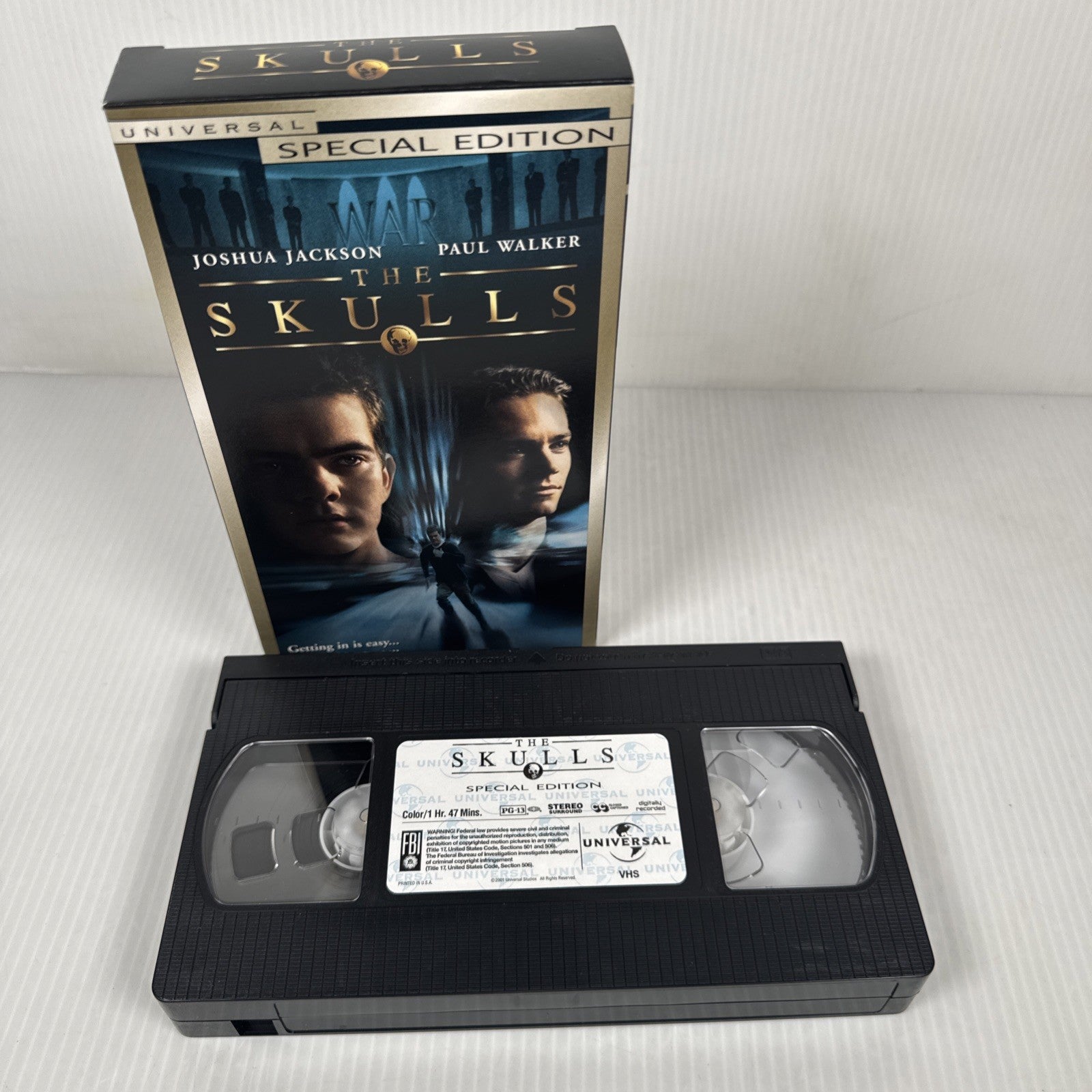 The Skulls (VHS, 2001) Joshua Jackson Paul Walker Psychological Thriller