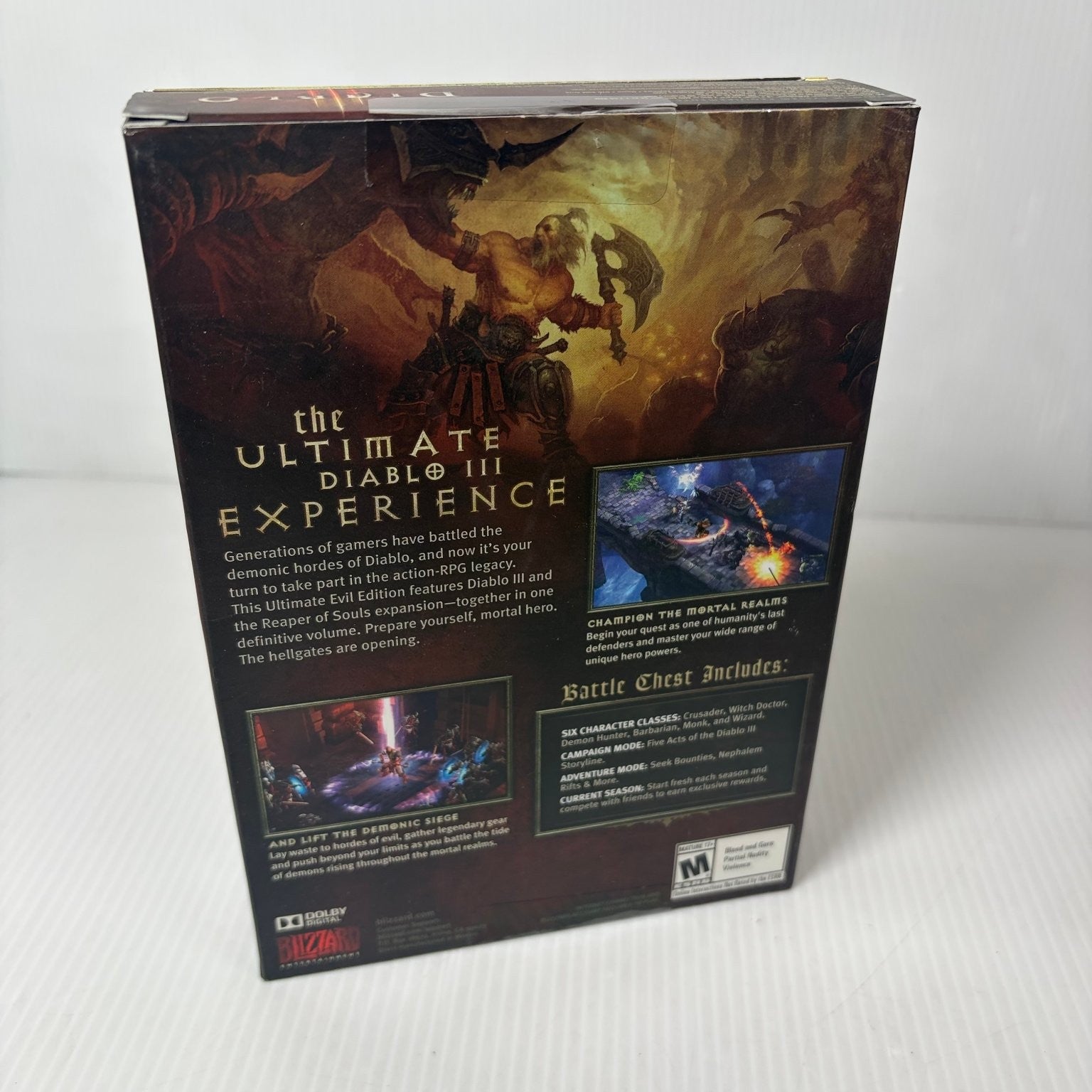 Diablo III Battle Chest PC Video Game Windows Mac RPG