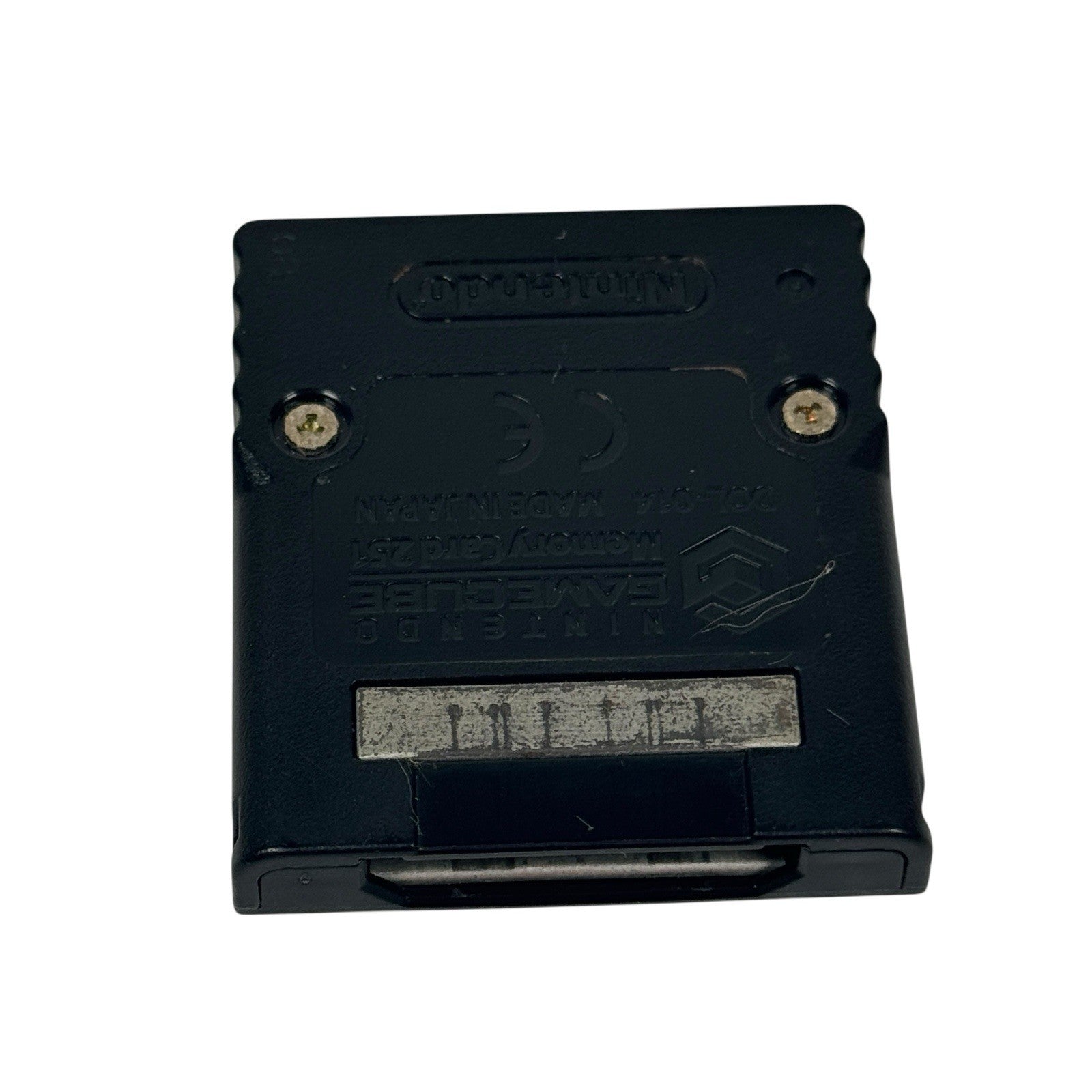 Official Nintendo GameCube Black Memory Card 251 Blocks (DOL-014) Genuine OEM