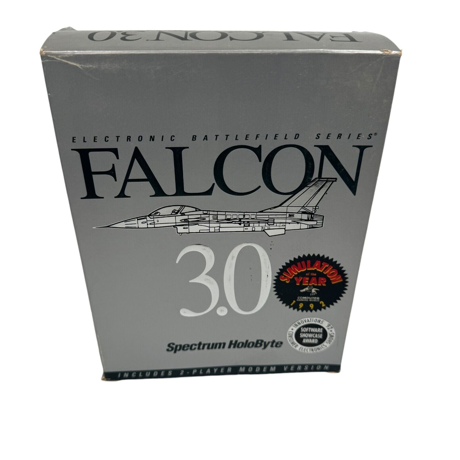 Falcon 3.0 Flight Simulator from Electronic Battlefield Series Big Box PC CIB