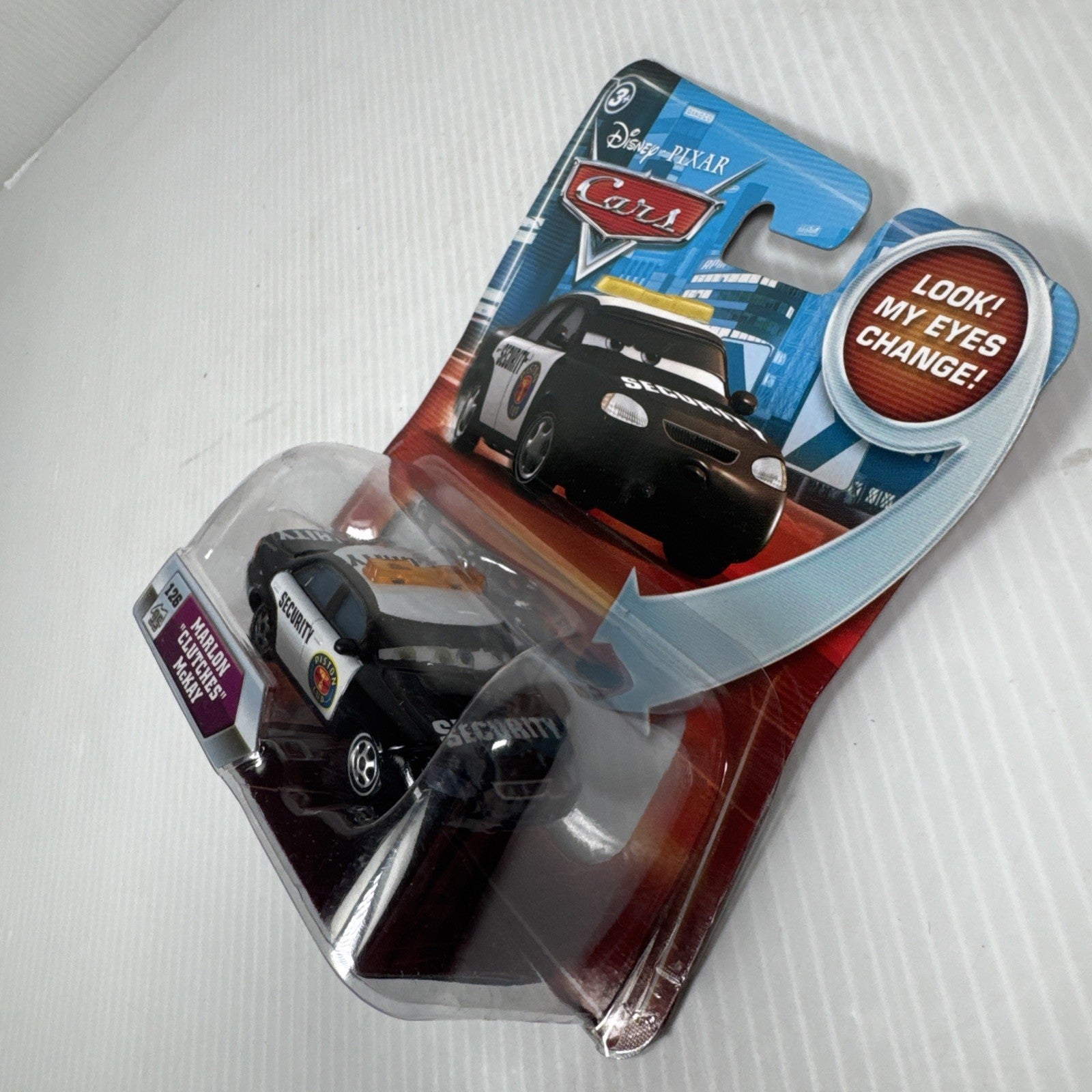 2009 Disney Pixar Cars w Lenticular Eyes Marlon Clutches McKay #126 Toy Car NISP