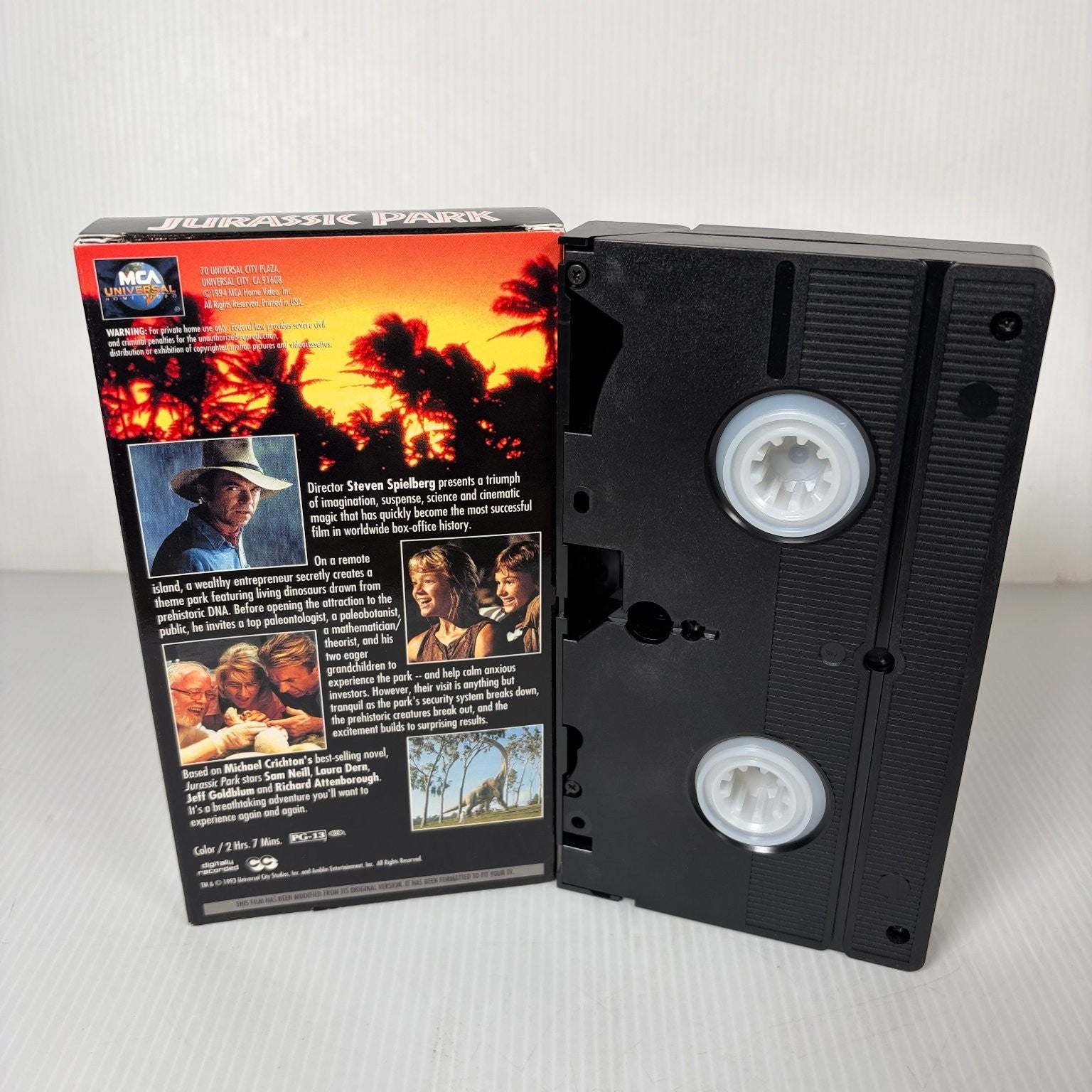 Jurassic Park VHS 1994 Sci-Fi Adventure Steven Spielberg MCA Universal