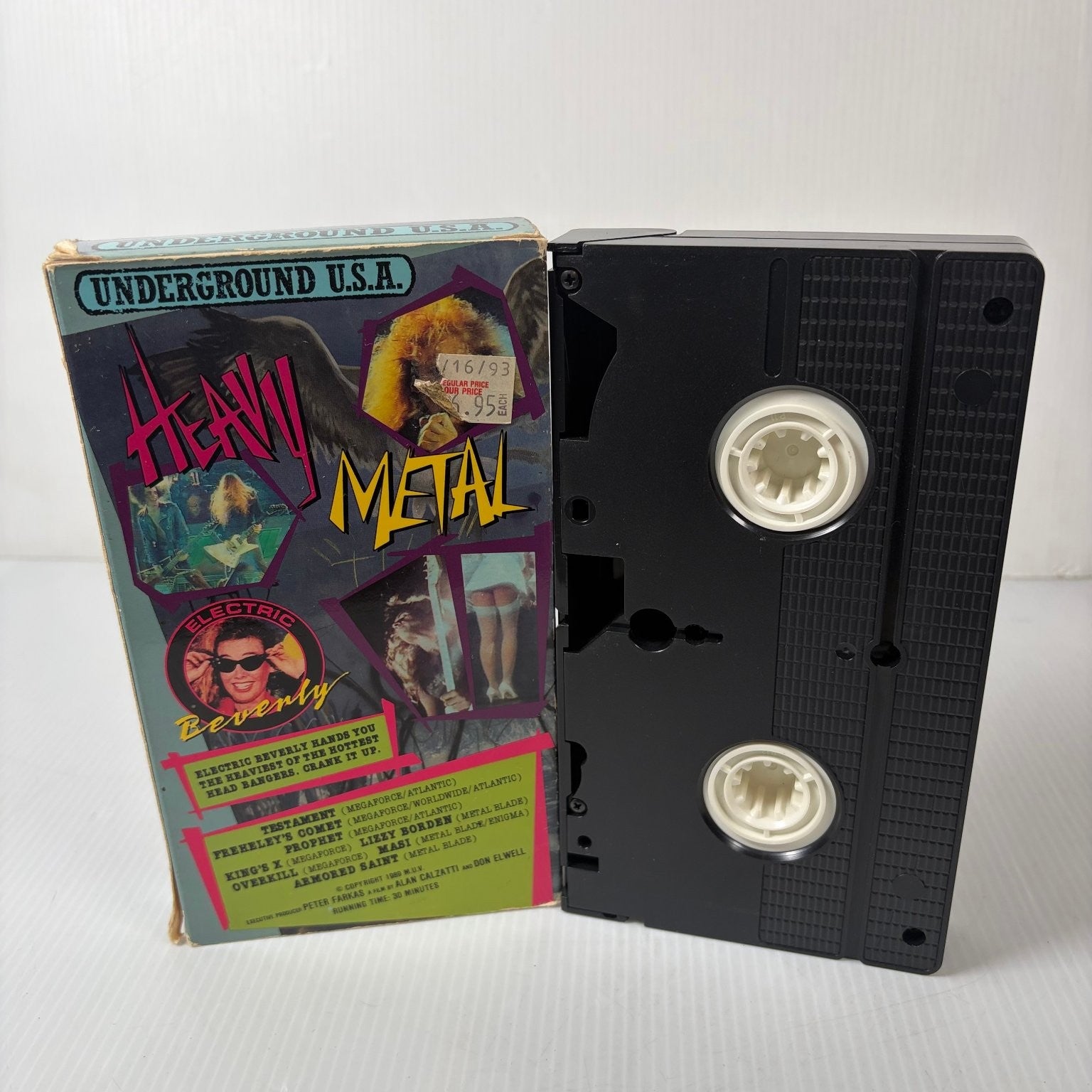 Underground U.S.A. 3 Heavy Metal VHS 1993 Music Video M.U.V.