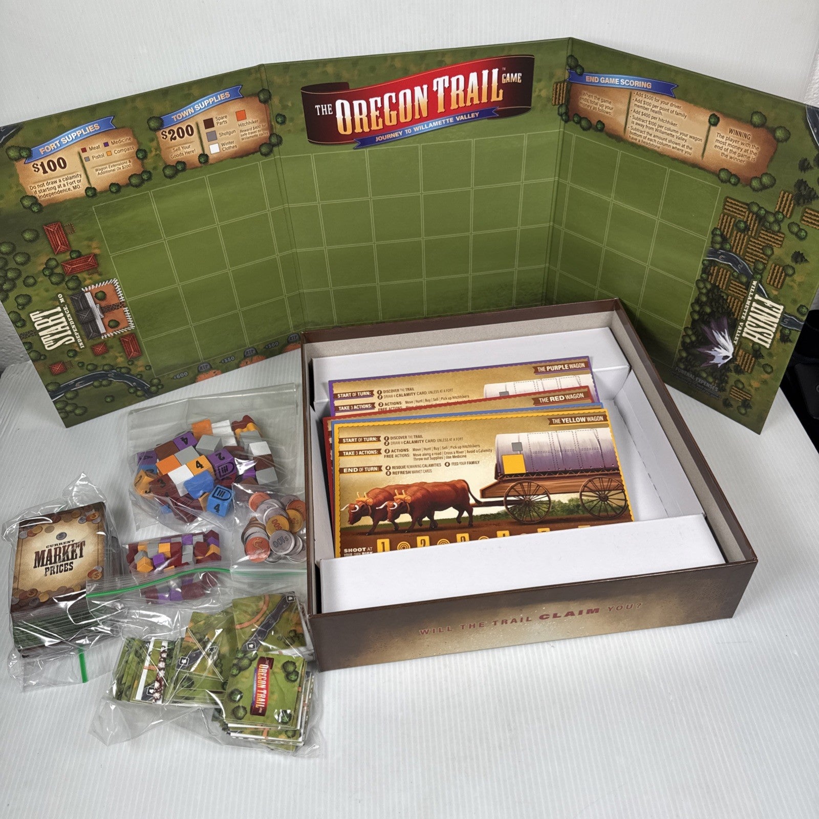 The Oregon Trail Game COMPLETE Pressman 2018 Journey To Willamette Valley