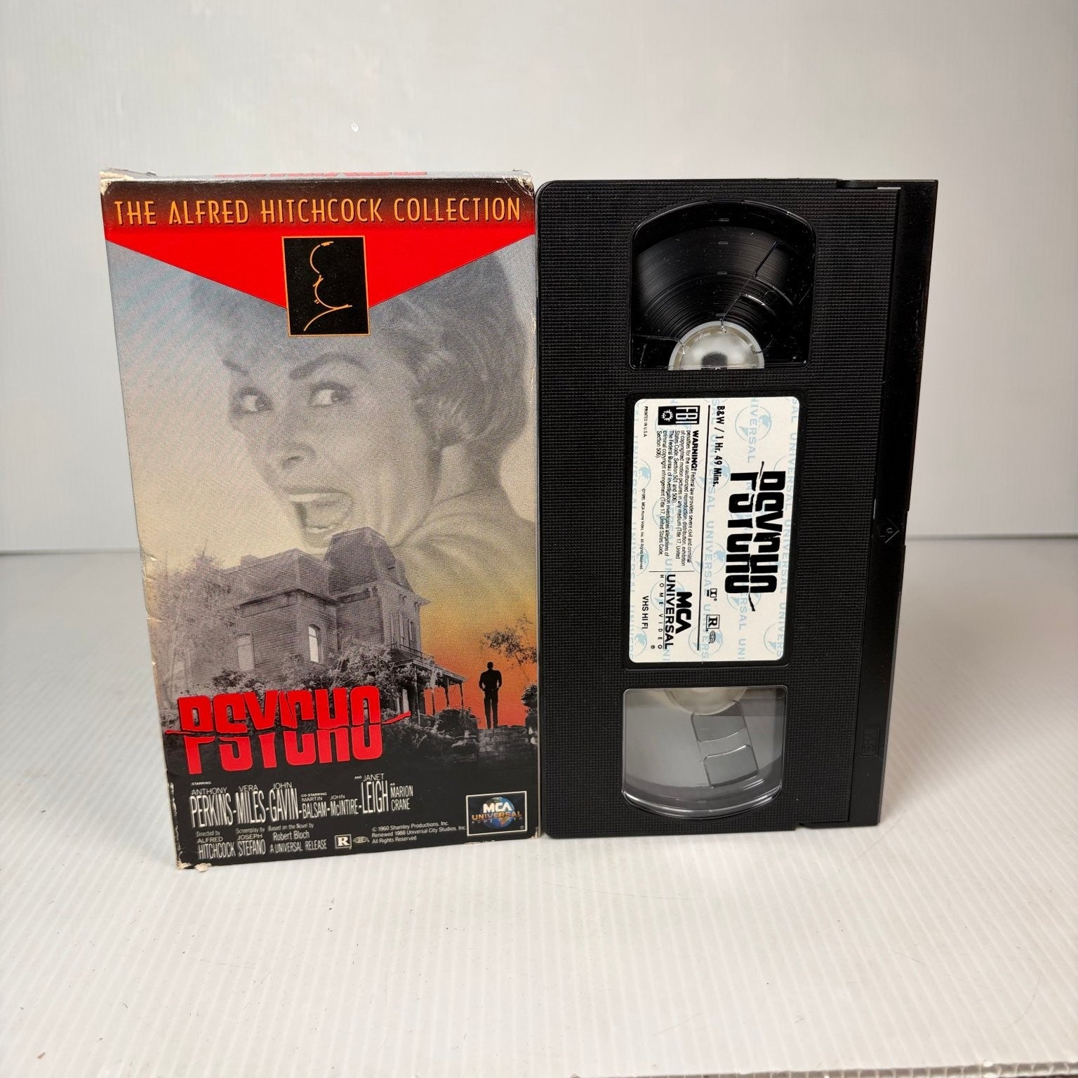 Psycho VHS 1960 Horror Thriller Alfred Hitchcock Collection MCA Universal