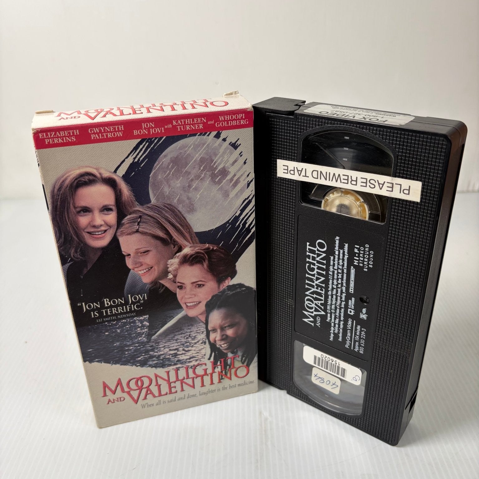 Moonlight and Valentino VHS 1995 Comedy Drama Fox Video Hi-Fi Stereo