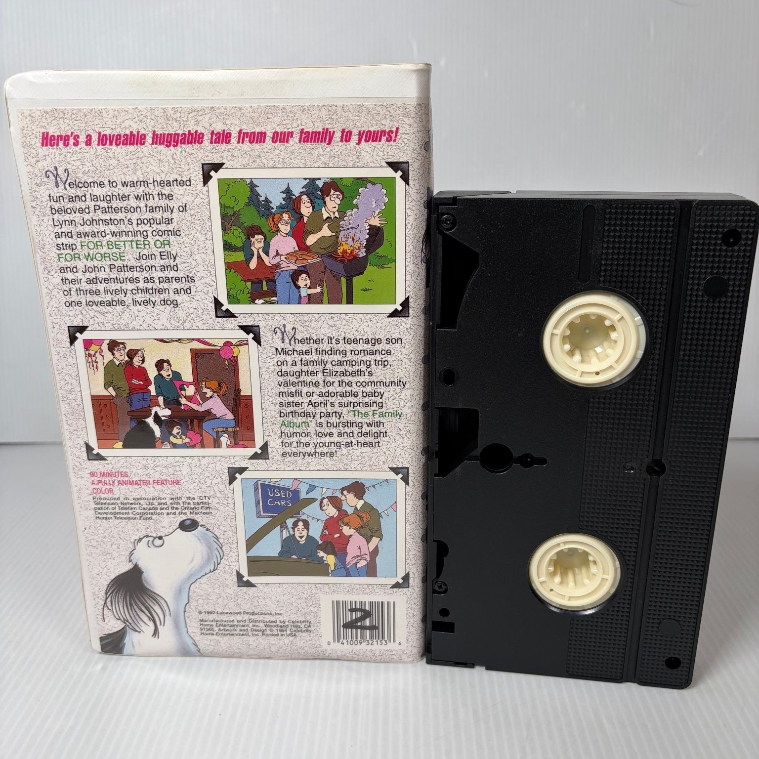 For Better or For Worse VHS 1993 Animated Family Comedy Celebrity Home