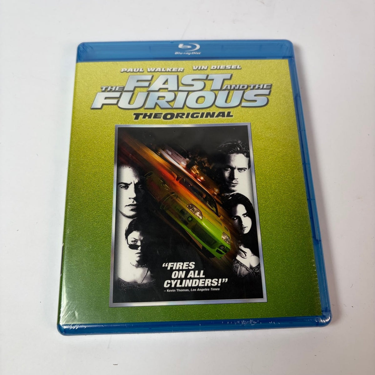 Fast and the Furious Blu-ray 2001 Paul Walker Vin Diesel Original Rob Cohen