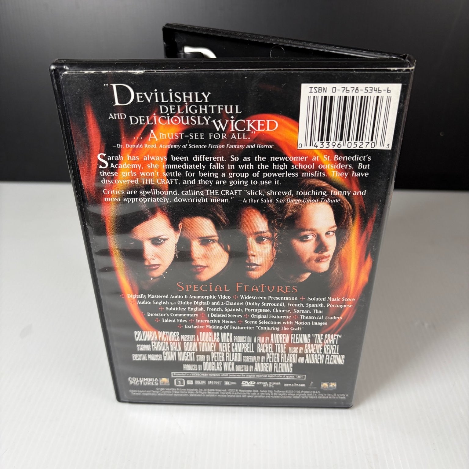 The Craft DVD 1996 Special Edition Fairuza Balk Neve Campbell