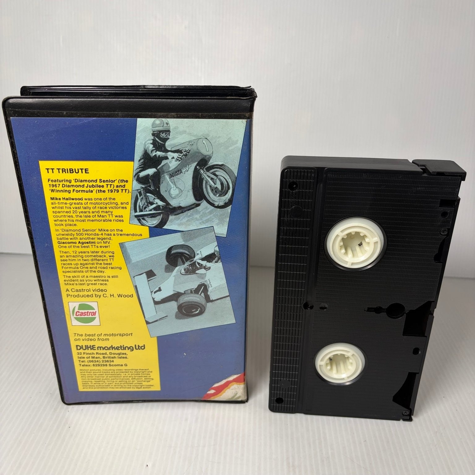 TT Tribute Mike Hailwood VHS 1967 1979 Motorcycle Racing Powersports Video