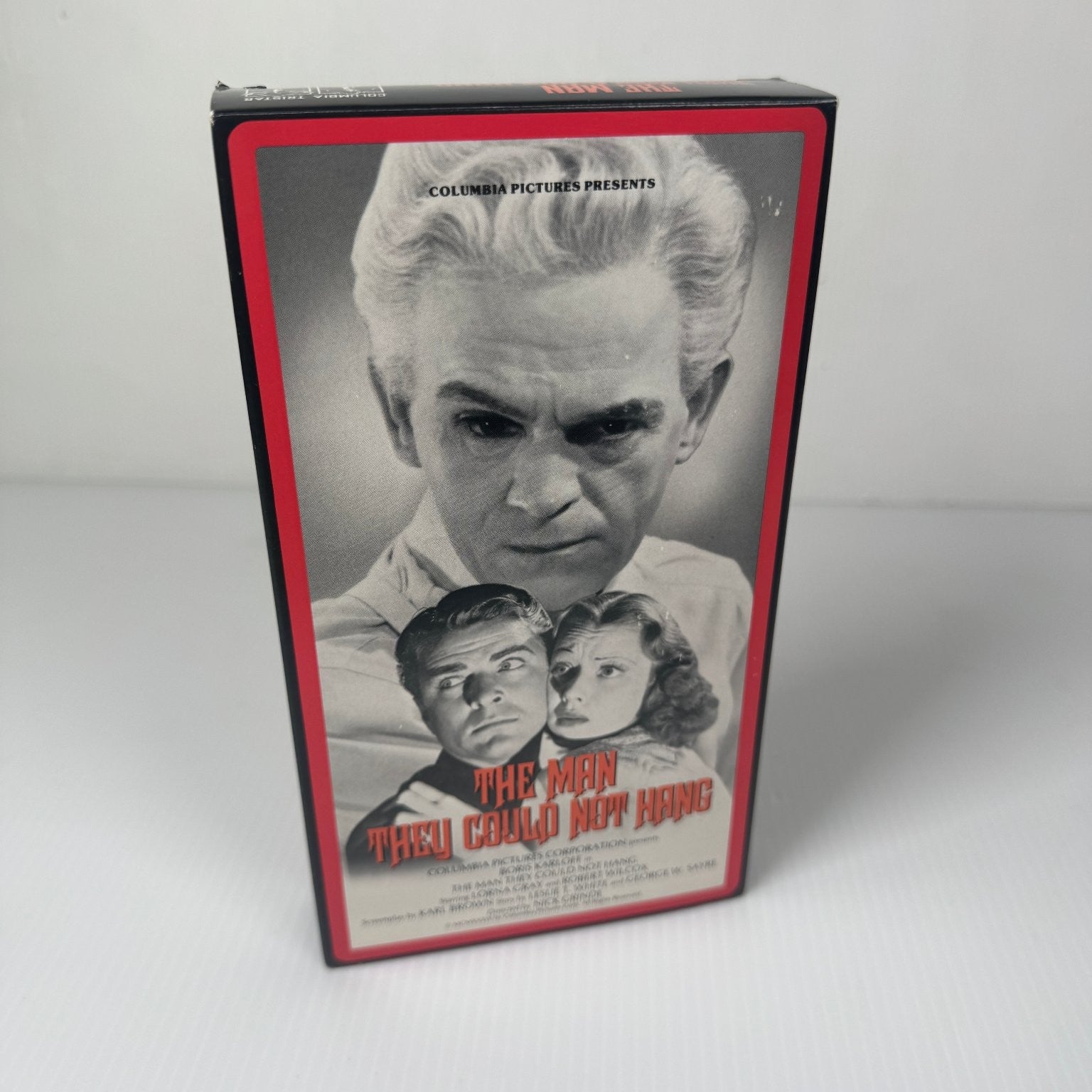 The Man They Could Not Hang VHS 1939 Horror Black & White Horror Boris Karloff