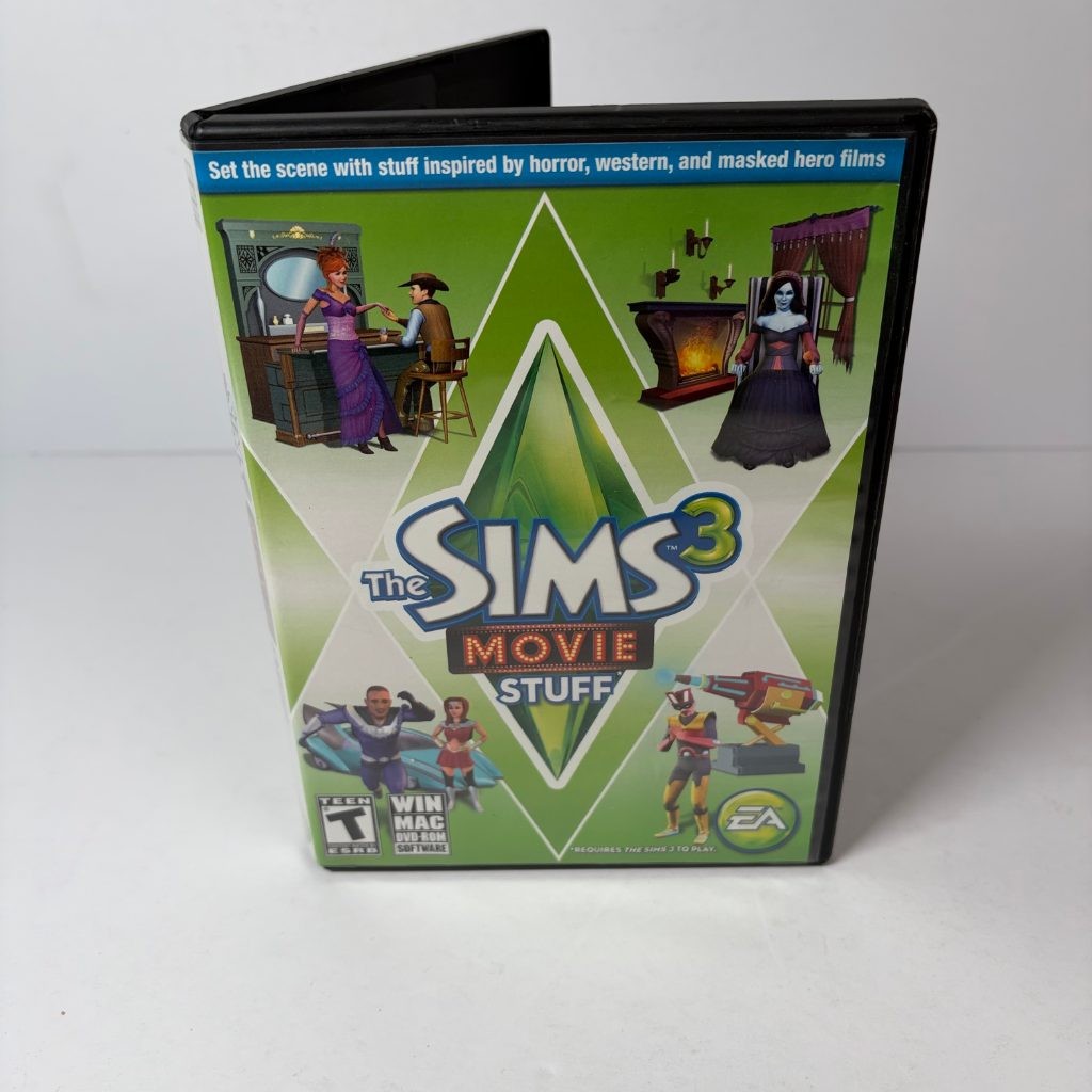 The Sims 3 Movie Stuff PC MAC DVD-ROM EA Expansion Pack Win Mac