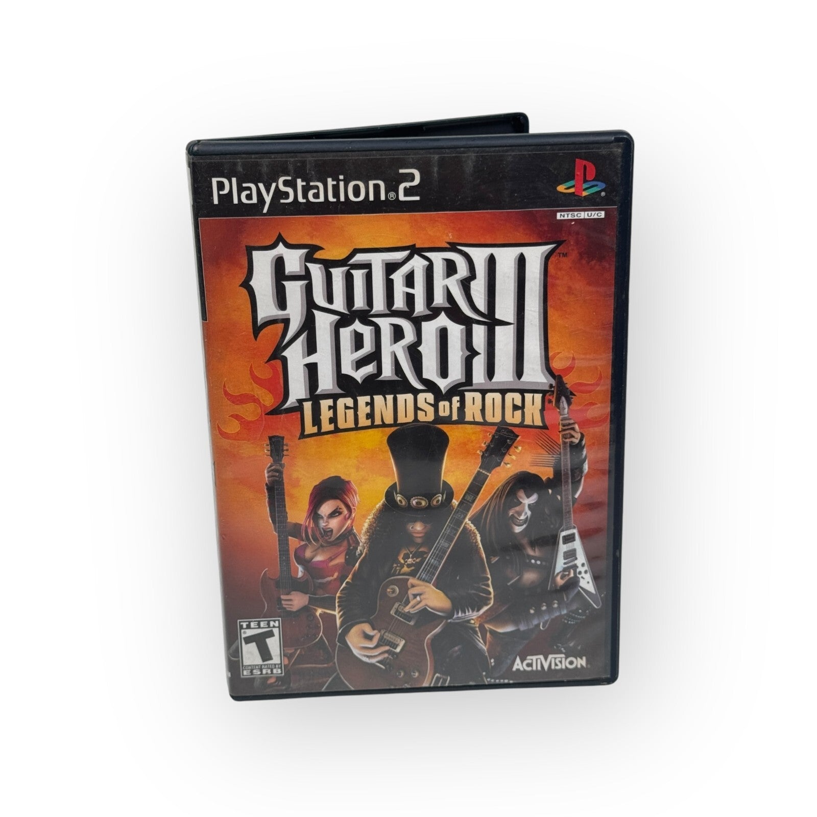 Guitar Hero III Legends of Rock (Playstation 2, 2008) Complete CIB with Manual