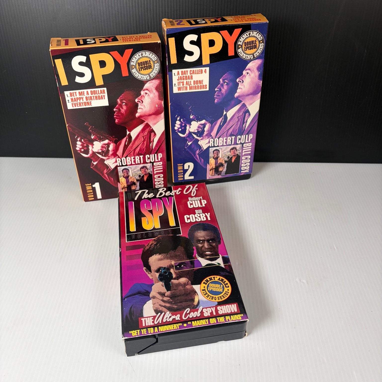 I Spy VHS 1991 Lot of 3 Volumes Crime Drama  Bill Cosby Robert Culp