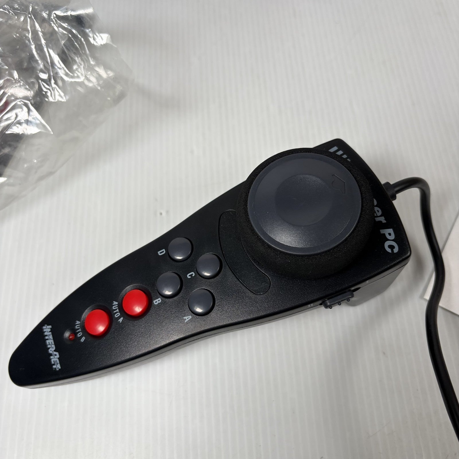 INTERACT UltraRacer PC Mini Hand Racing Wheel Controller for DOS Windows