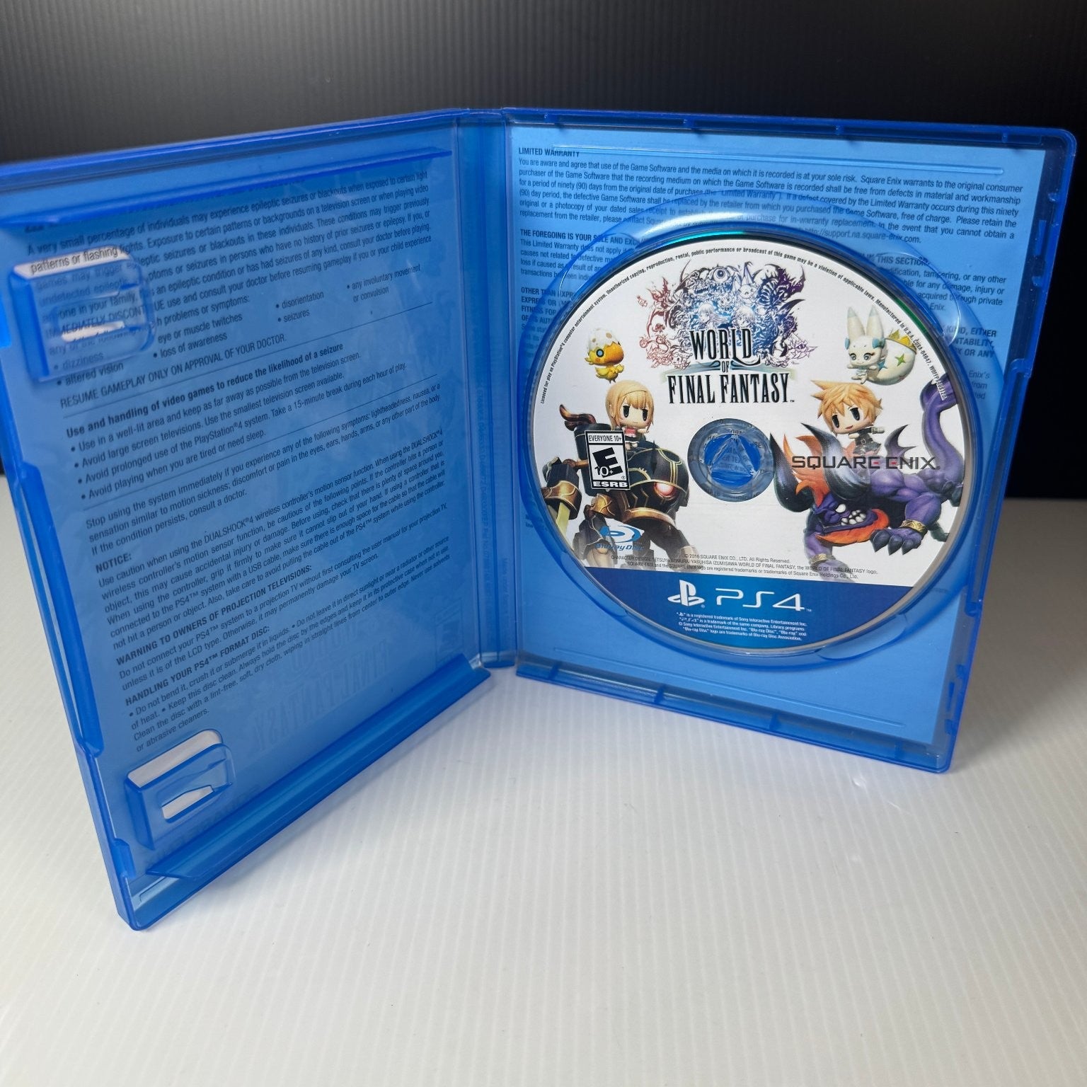 World of Final Fantasy PS4 Video Game Multiplayer RPG Square Enix