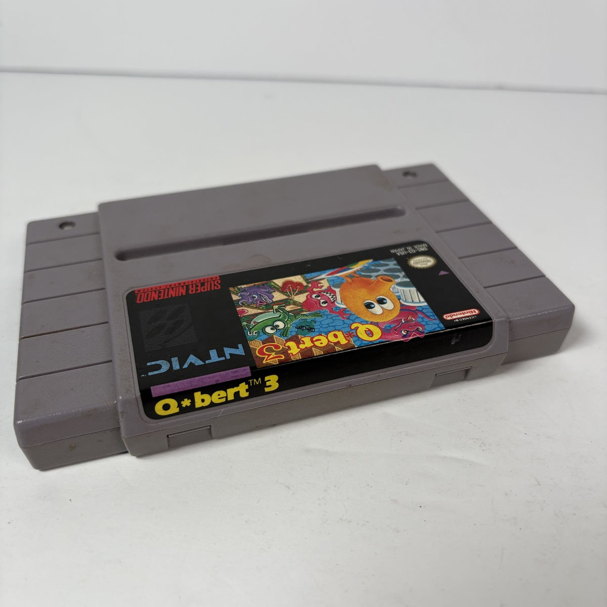 Qbert 3 Super Nintendo SNES Game Cartridge (NTSC-U/C) Authentic Tested Working