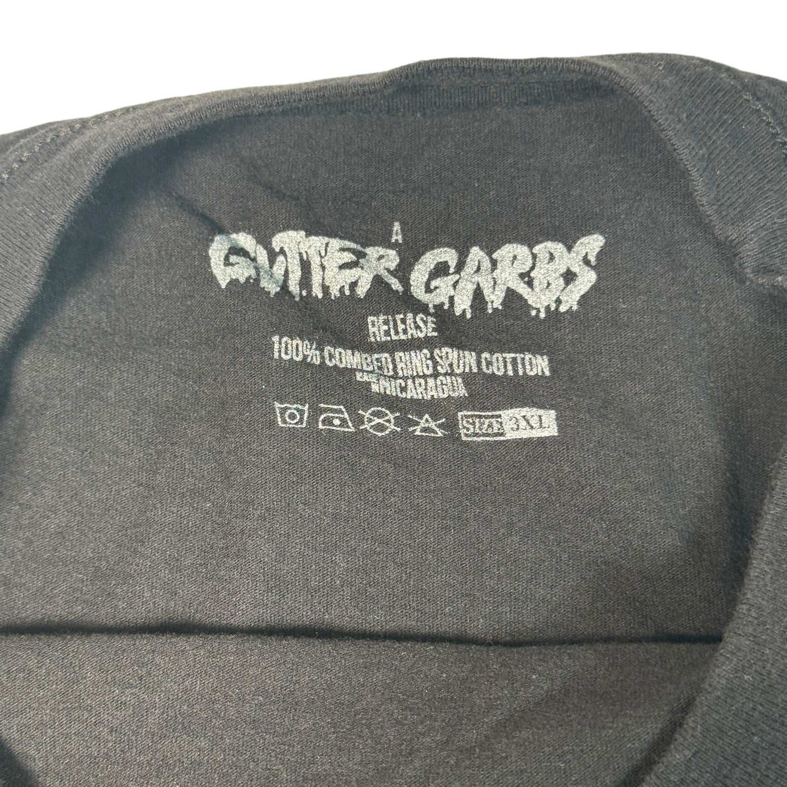 Friday The 13th Shirt Mens 3XL Black Horror Movie Tee Gutter Garbs Jason Mask