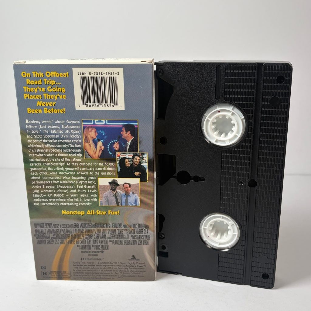 Duets VHS Gwyneth Paltrow Huey Lewis Paul Giamatti Comedy Hollywood Pictures