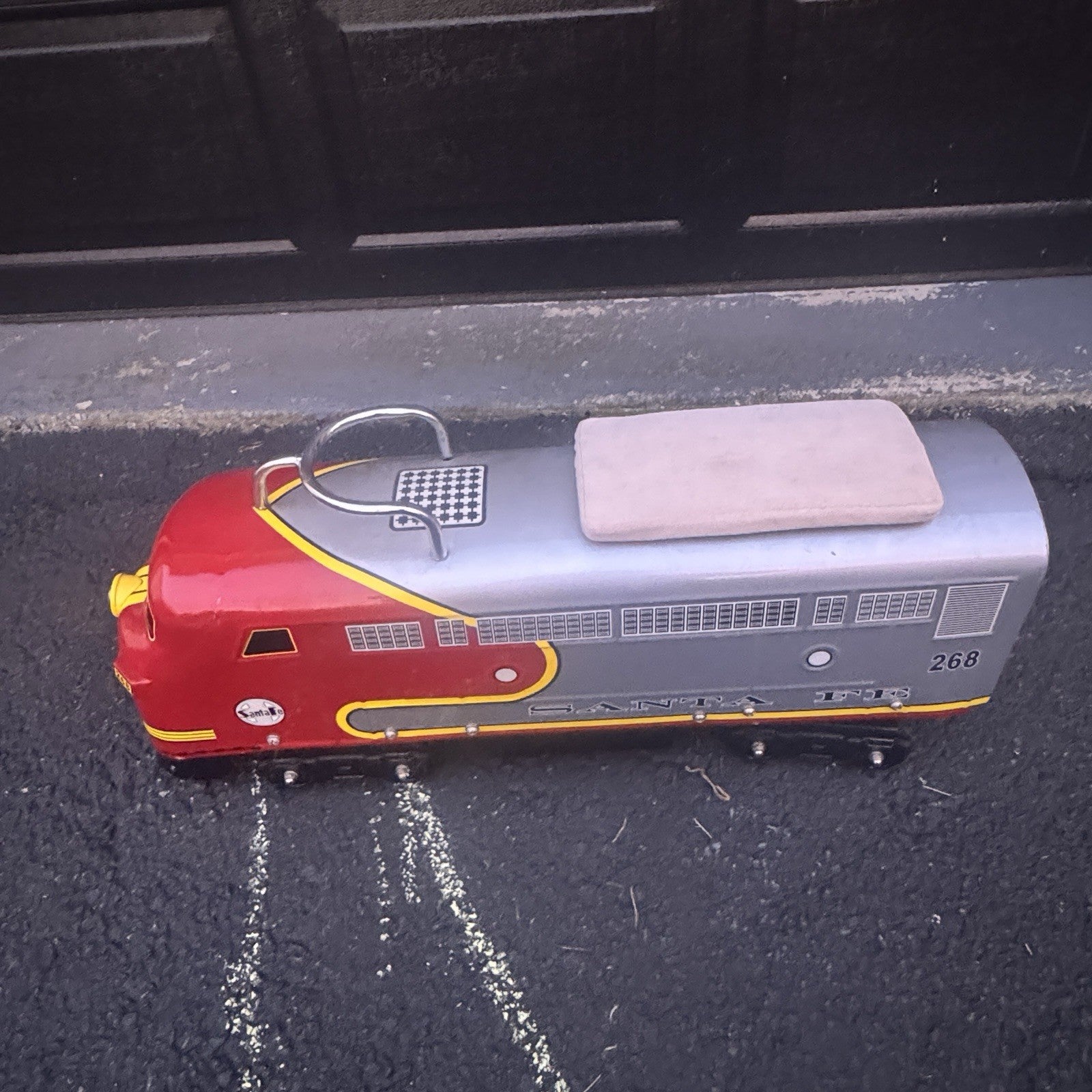 Santa Fe Toddler Ride On Train By Morgan Cycle w/ Seat Cushion Discontinued