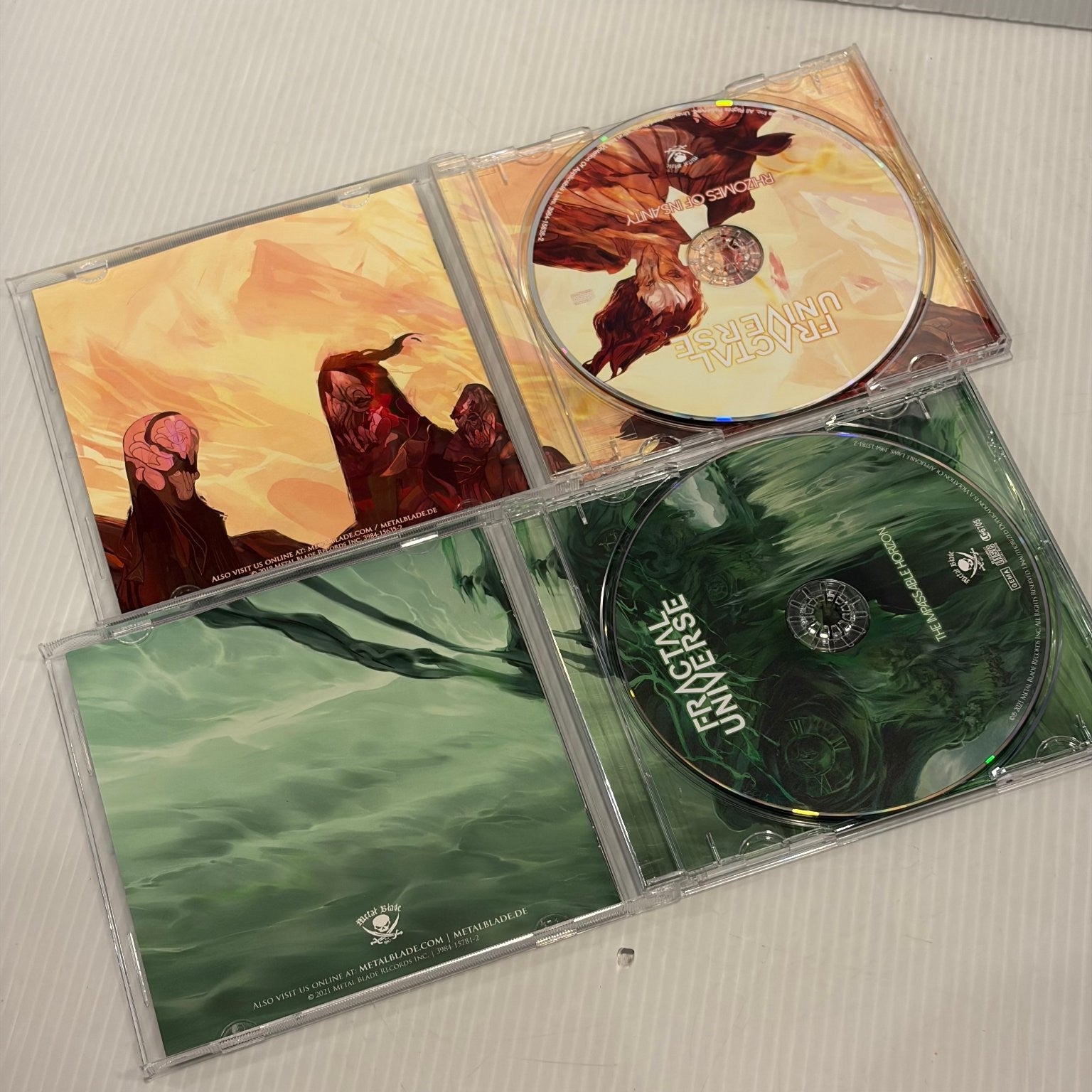 FRACTAL UNIVERSE Lot of 2 CDs Rhizomes of Insanity & The Impassable Horizon