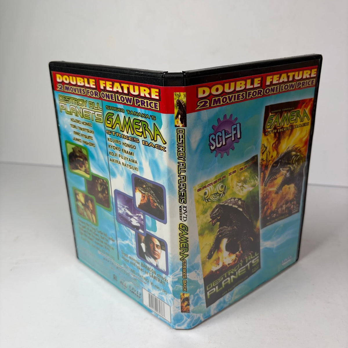 Gamera Strikes Back & Destroy All Planets DVD Double Feature Sci-Fi Kaiju