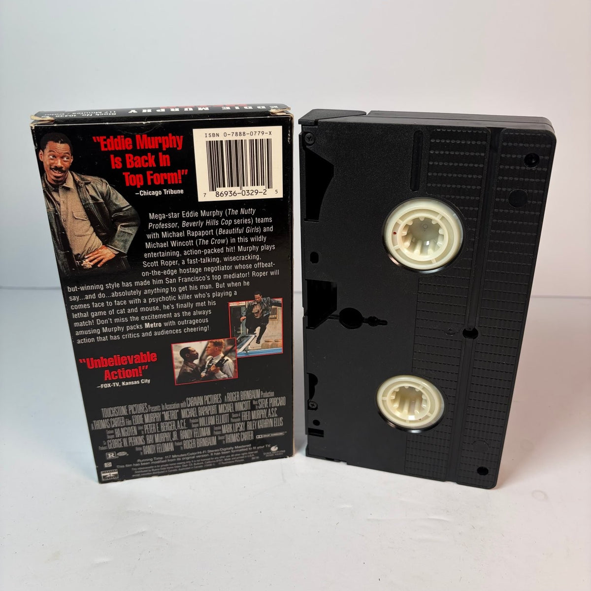 METRO VHS 1997 Action Comedy Eddie Murphy Michael Rapaport Touchstone