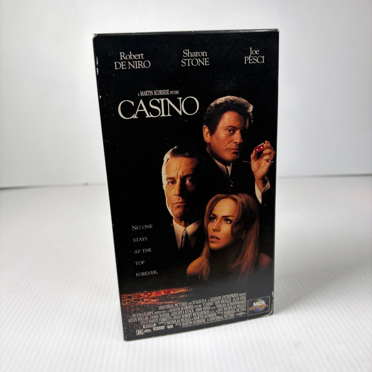 Casino VHS 1996 Crime Drama Martin Scorsese Two-Tape Set Universal