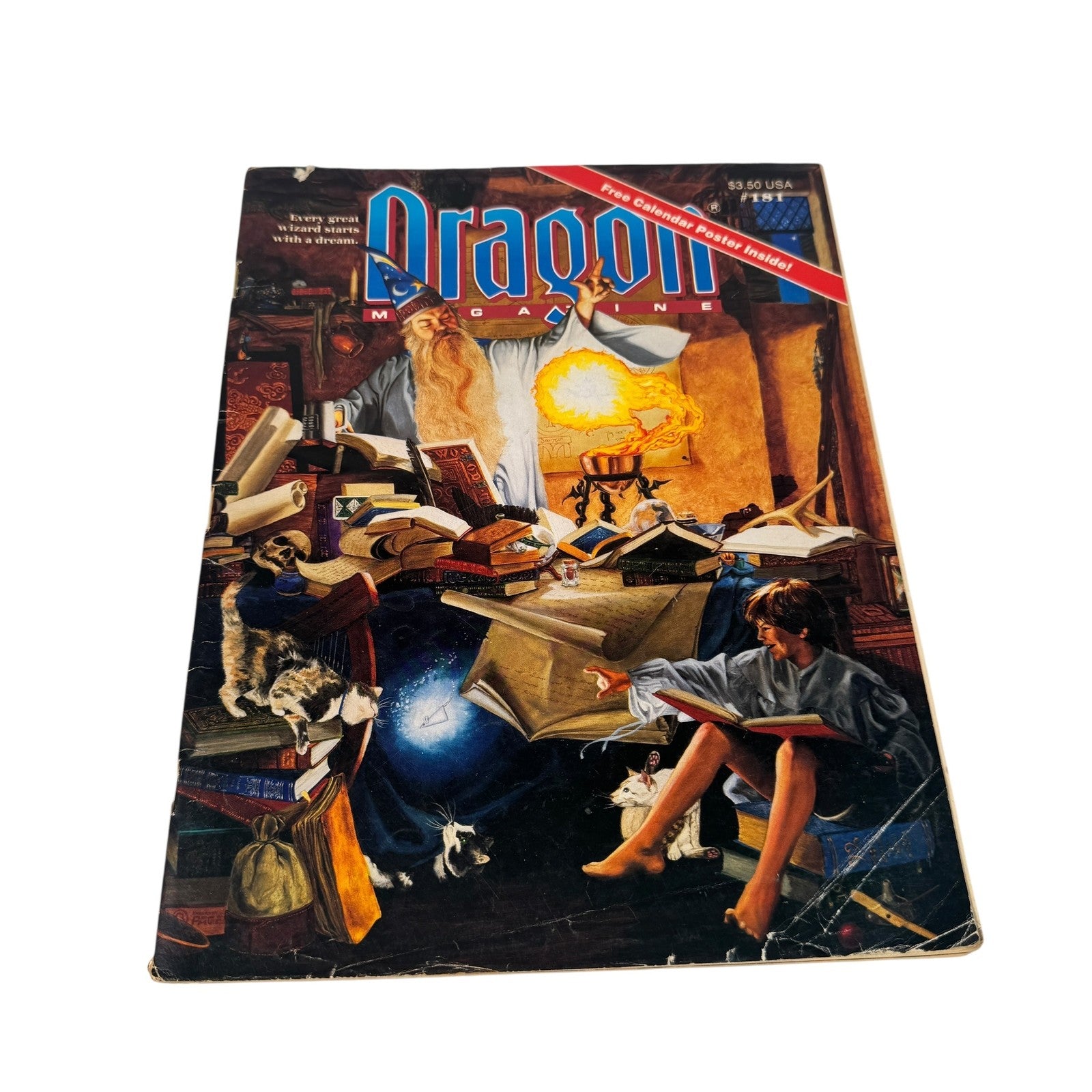 Vintage Dragon Magazine Issue 156 TSR 2nd Edition D&D RPG Fantasy Softcover 1990