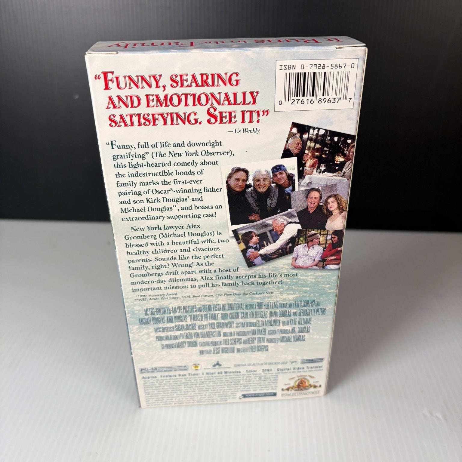 It Runs in the Family VHS 2003 Drama Family MGM Home Entertainment