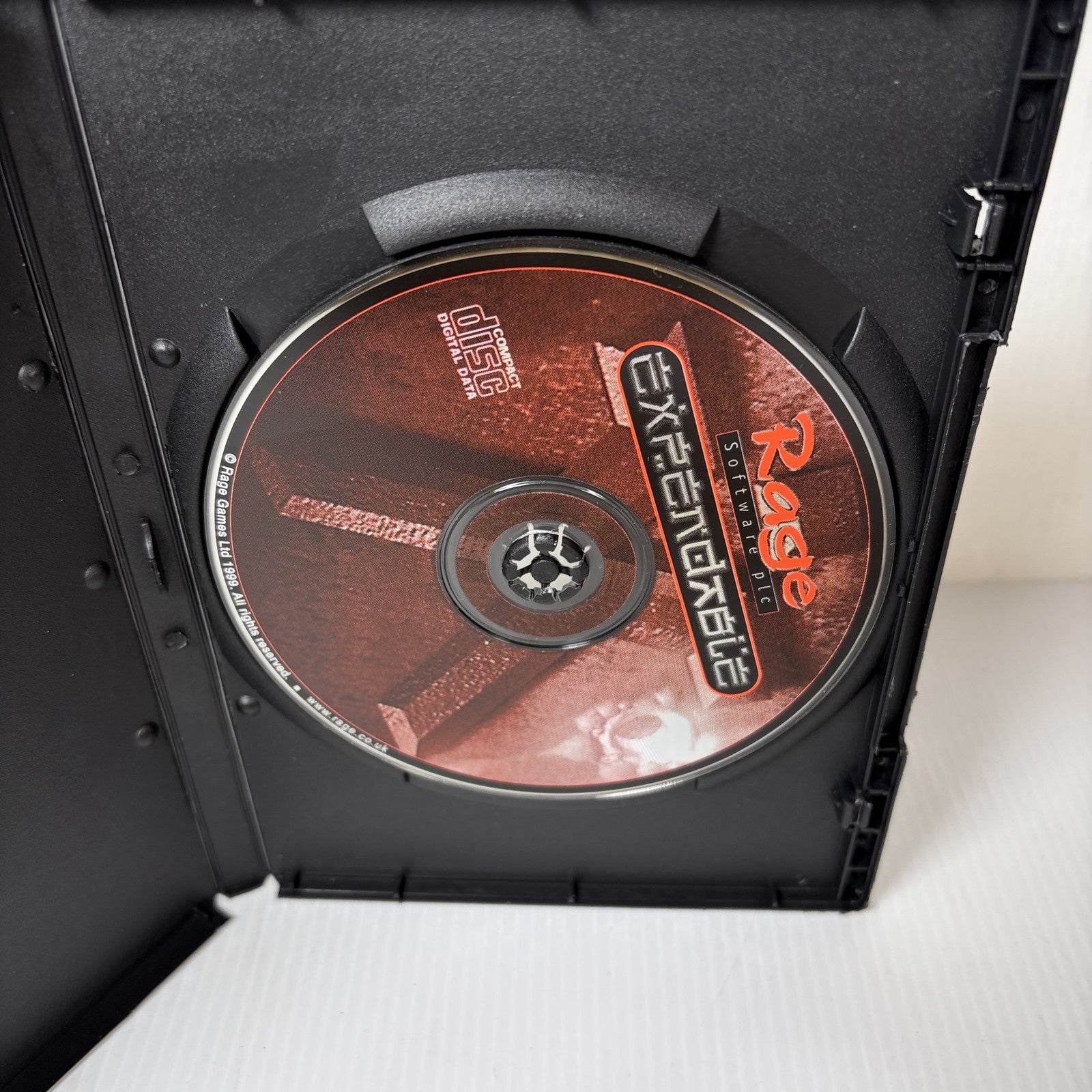 Expendable PC CD-ROM Video Game Disc Only 1999 Rage Software Action Shooter