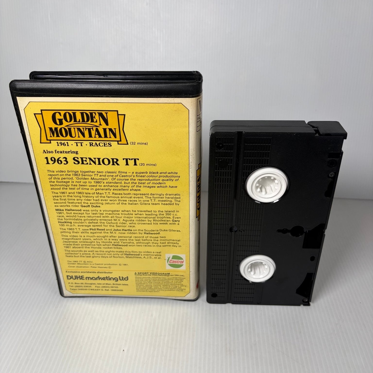 Golden Mountain 1961 TT Races VHS 1960s Motorcycle Racing Duhe Marketing