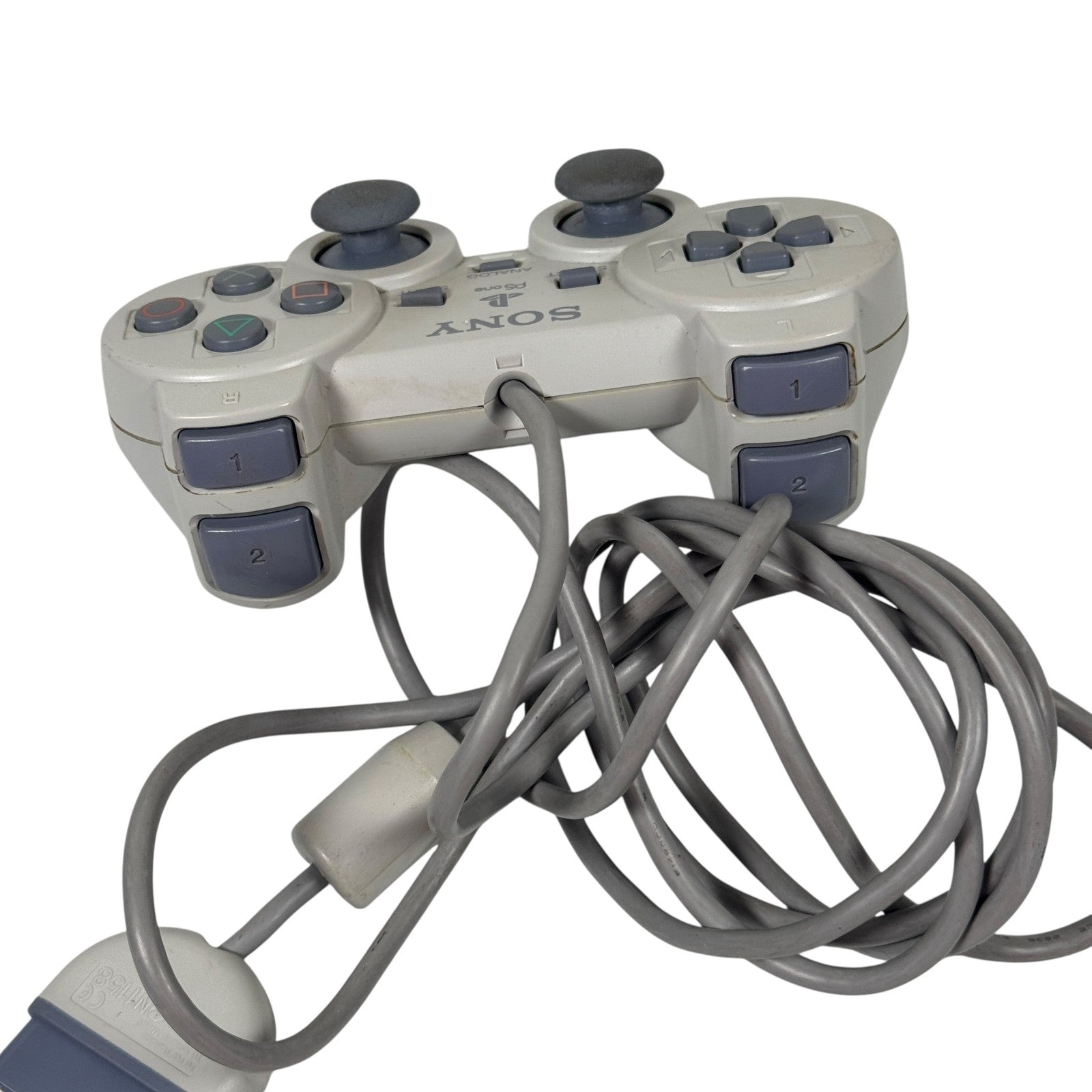 Sony PS One Analog Controller SCPH-110 PlayStation Wired Gamepad OEM Gray Tested
