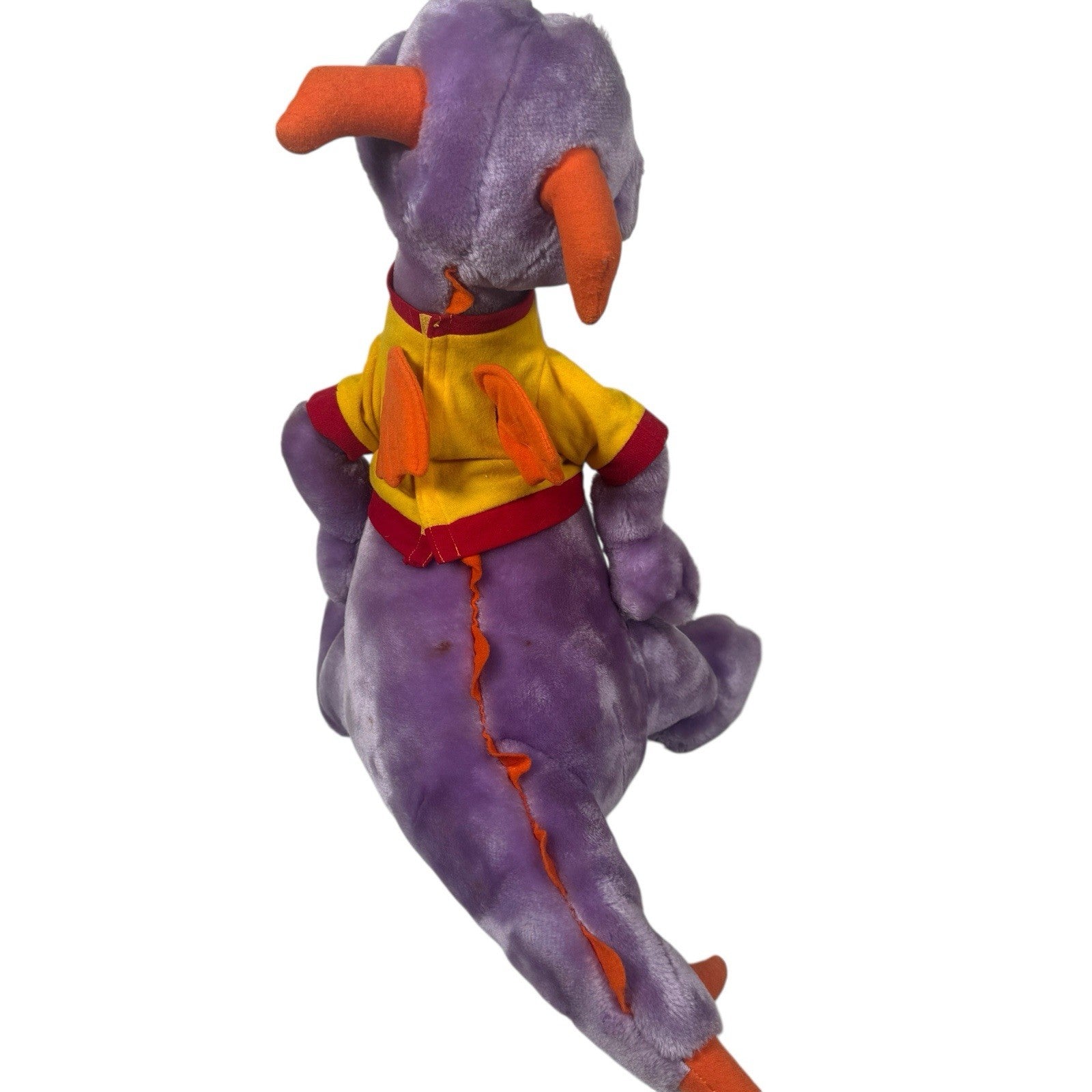 Vintage 1982 Disney World Epcot Center Figment Dragon 18" Stuffed Plush w/shirt