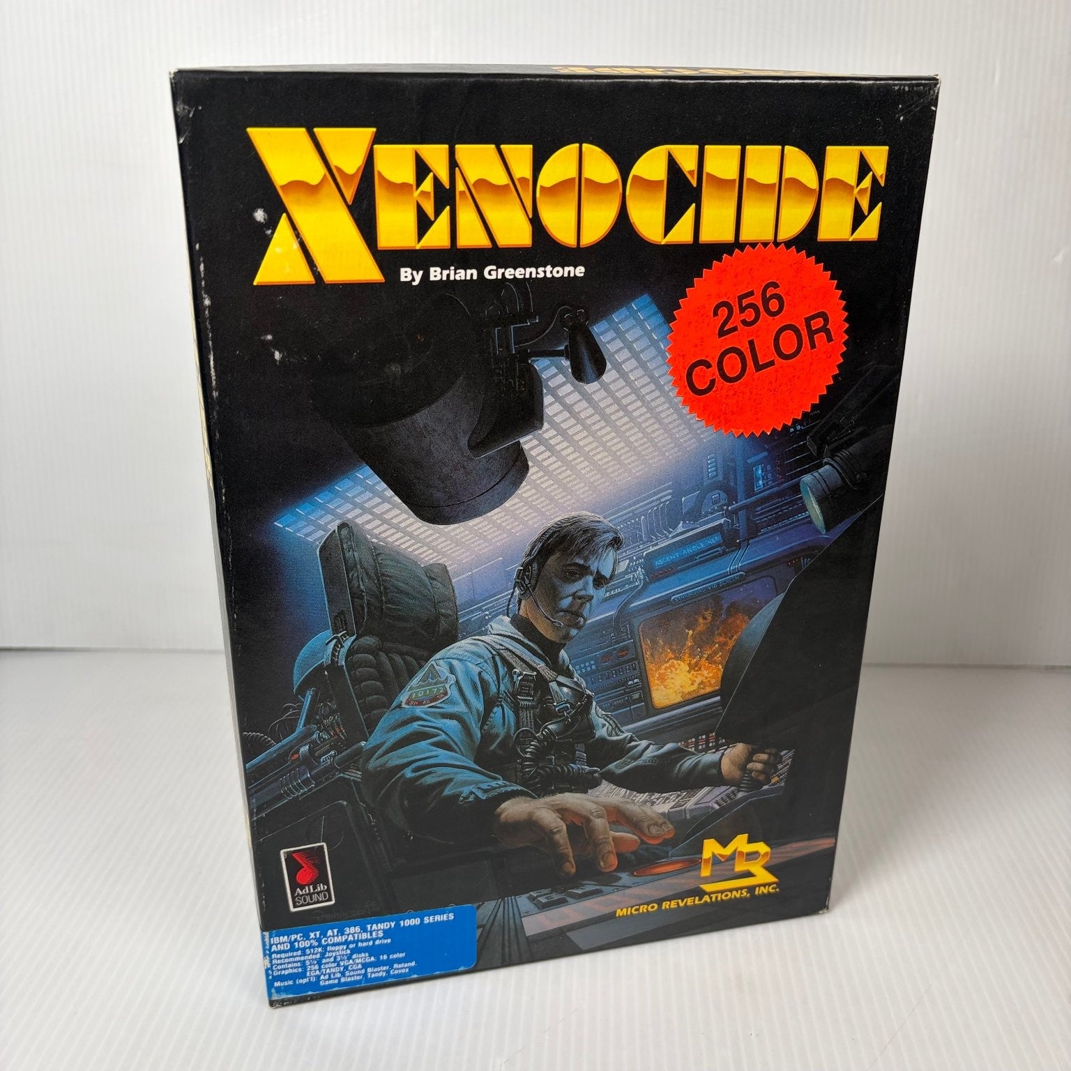 Xenocide IBM PC Video Game Big Box Complete 256 Color Brian Greenstone