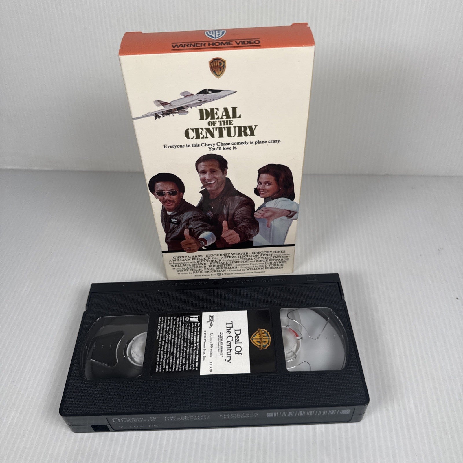 Deal of the Century VHS 1986 Chevy Chase Sigourney Weaver Gregory Hines Comedy