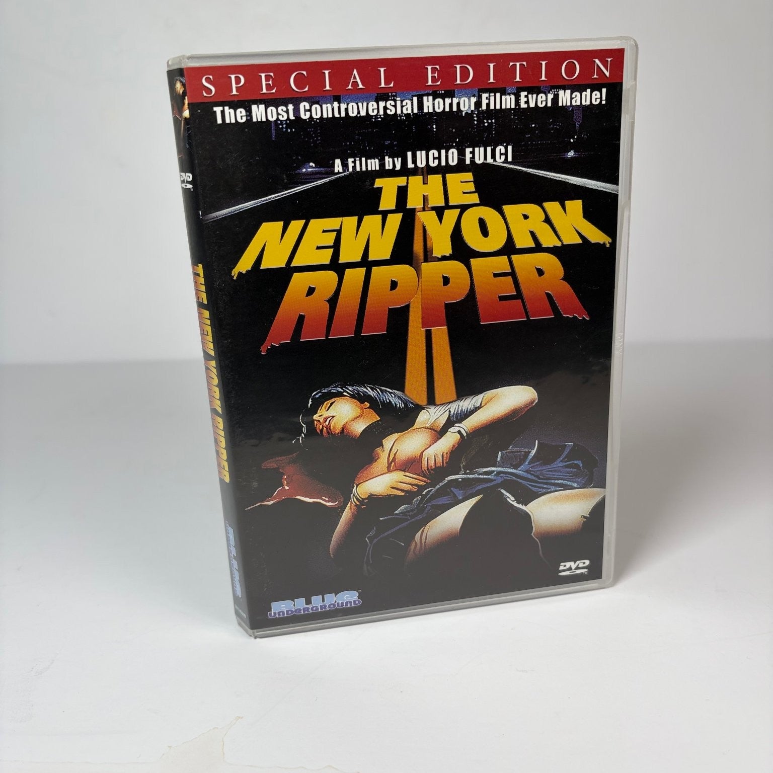 The New York Ripper DVD 1982 Special Edition Lucio Fulci Horror Blue Underground