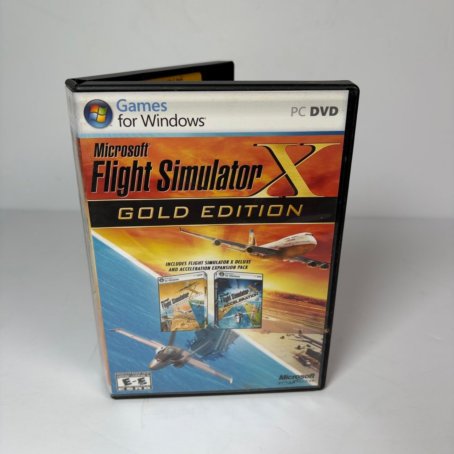 Microsoft Flight Simulator X Gold Edition PC DVD-ROM Windows Game