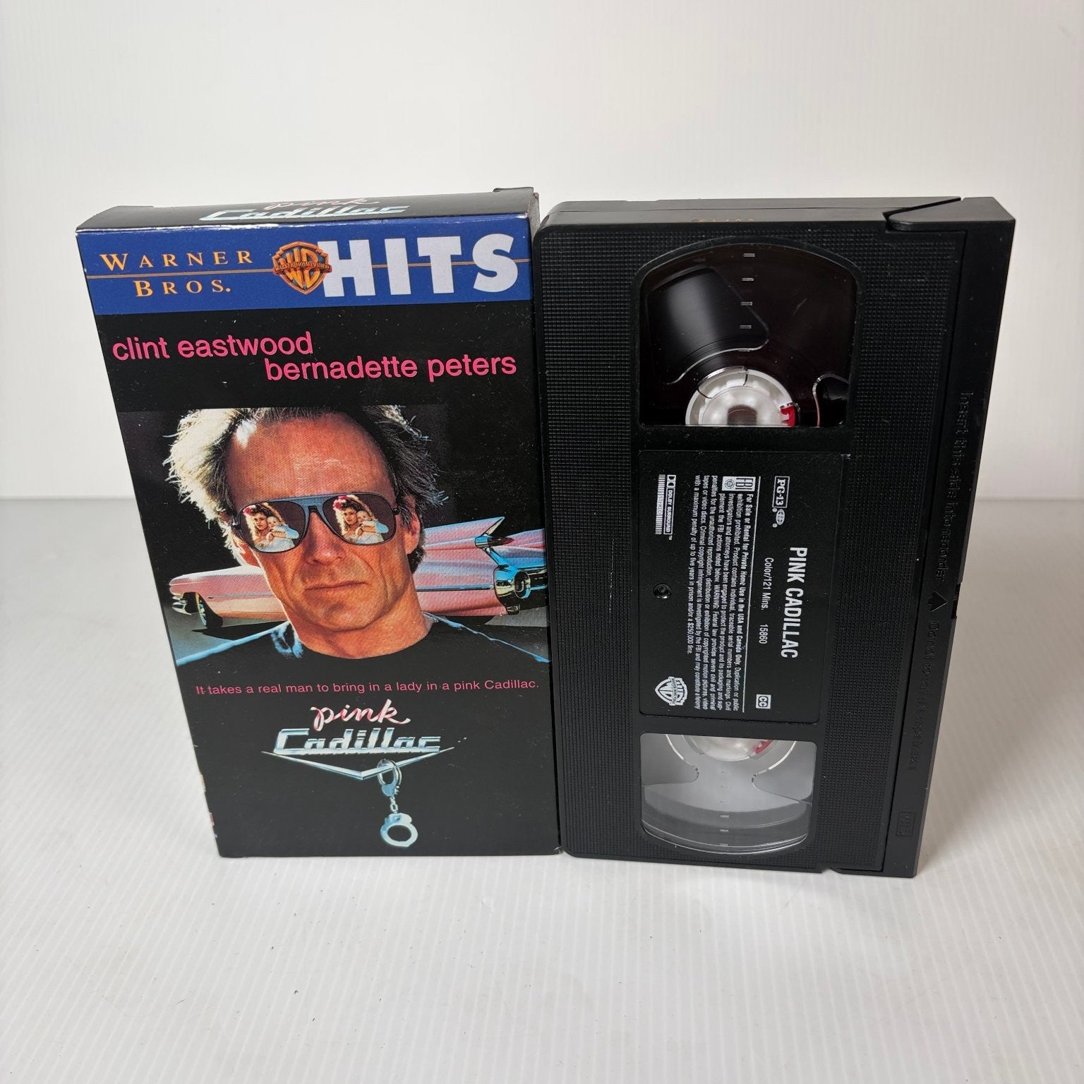 Pink Cadillac VHS 1989 Action Comedy Clint Eastwood Warner Bros.