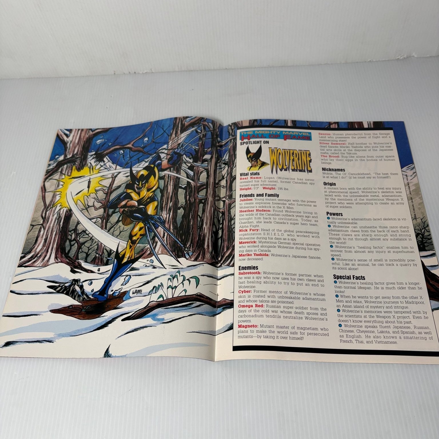 Spider-Man Magazine June 1994 Wolverine X-Men Marvel Comics Pull-Out