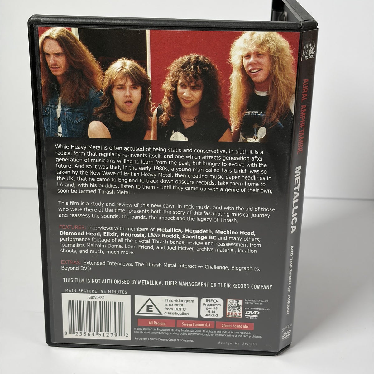 Aural Amphetamine Metallica And The Dawn Of Thrash DVD Region Free Documentary