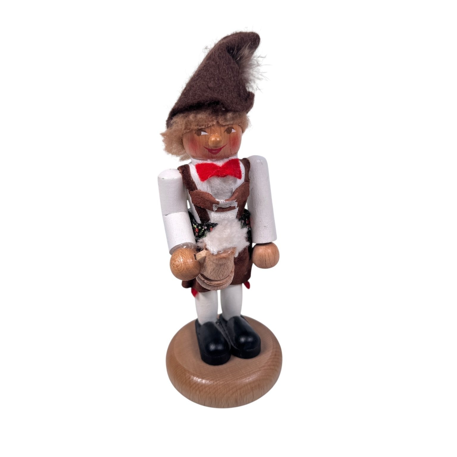 Steinbach Felt Hat Beer Drinker Nutcracker Christmas Mini 6 inch Hand Painted