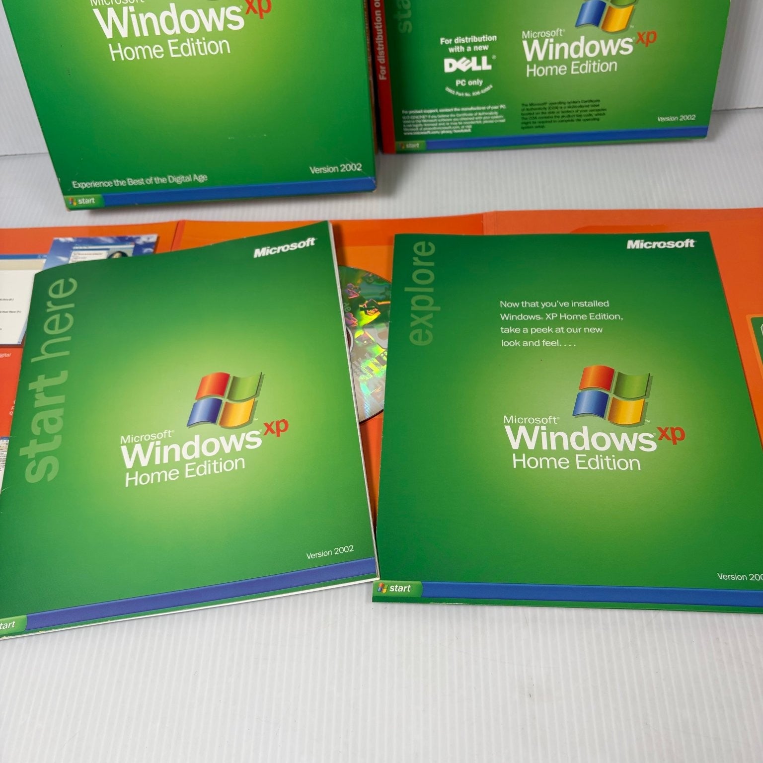 Microsoft Windows XP Home Edition Big Box PC Upgrade Version 2002 Software